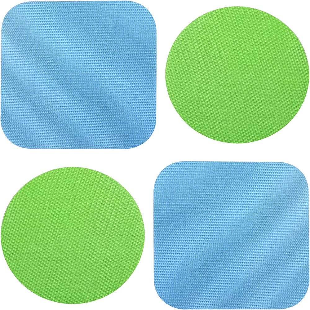 4Pcs Rubber Jar Opener Gripper Pads, Jar Grippers Multi-Purpose Bottle Opener, Heat Insulation Pad For Weak Hands And Seniors Wi