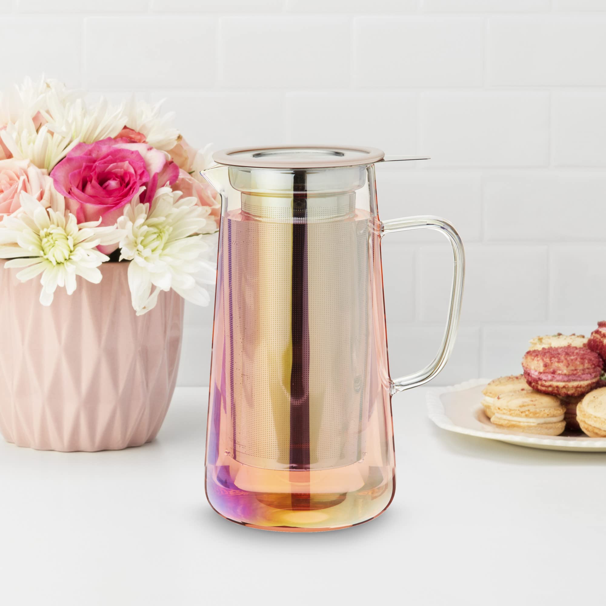Annika Glass Teapot & Infuser By Pinky Up
