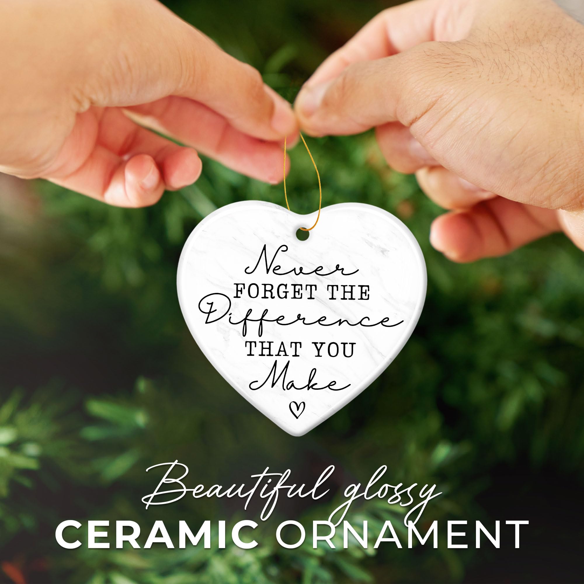 Thank You Gifts for Women - Christmas Appreciation Gifts for Coworkers, Teacher, Boss, Nurse, Employee, Friend - Never Forget Th