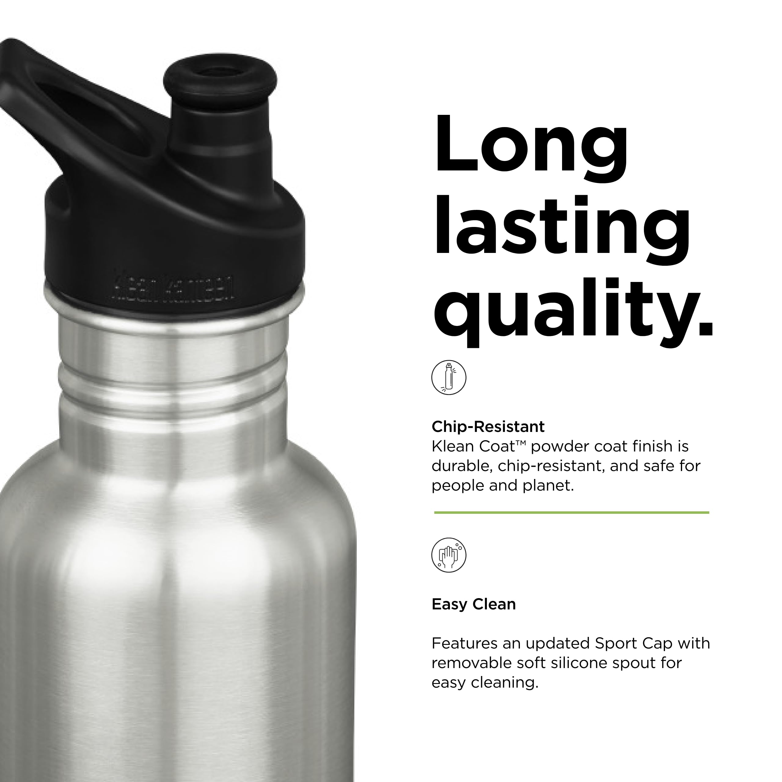 Klean Kanteen Classic 27Oz (W/Sport Cap) Tiger Lily