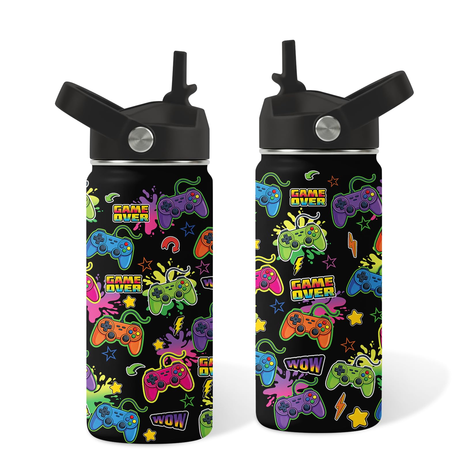 Game 16oz Insulated Tumbler Stainless Steel Water Bottle Gifts