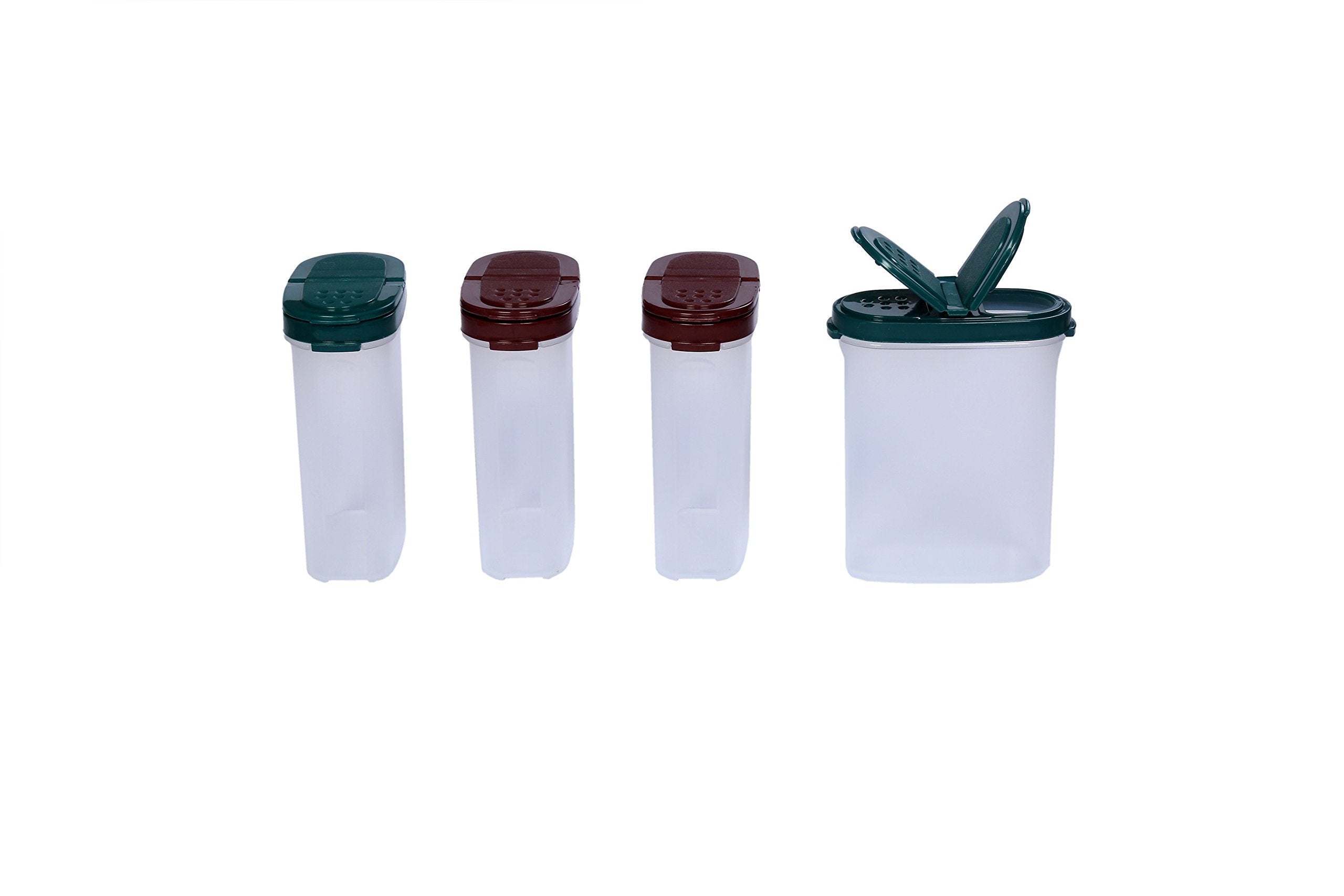 Signora Ware Sprinkles N Spice Big Salt and Pepper Sprinkler Set, 140Ml, Set of 4, Multicolour