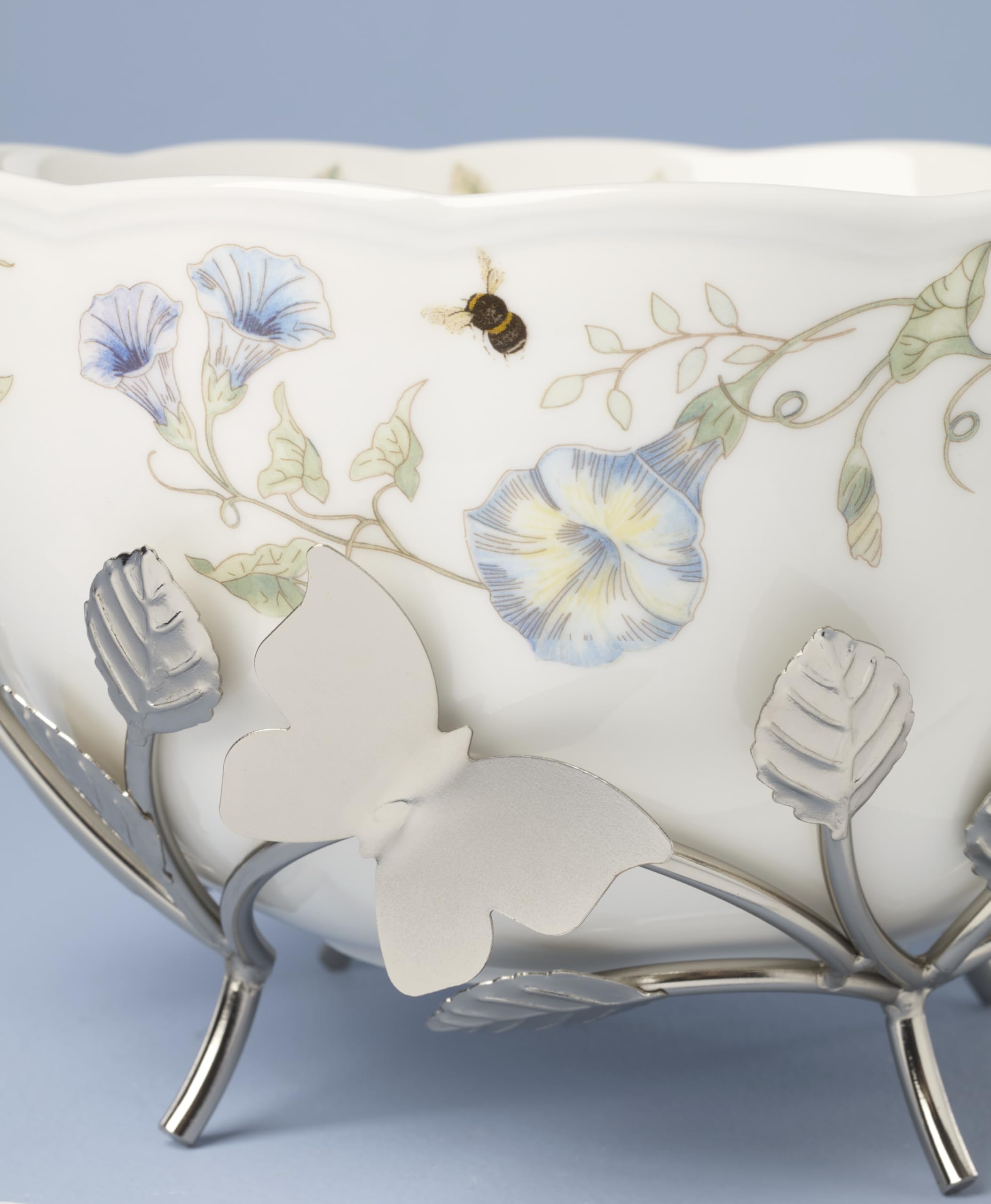 Lenox 897926 Butterfly Meadow 25th Anniversary Bowl With Stand