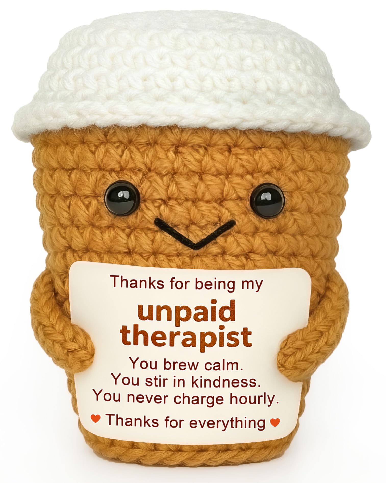 Krinisou Coffee Lover Gift for Women, Funny Thank You Gifts for Best Friend Bestie, Small Coworker Appreciation Gift, Positive E