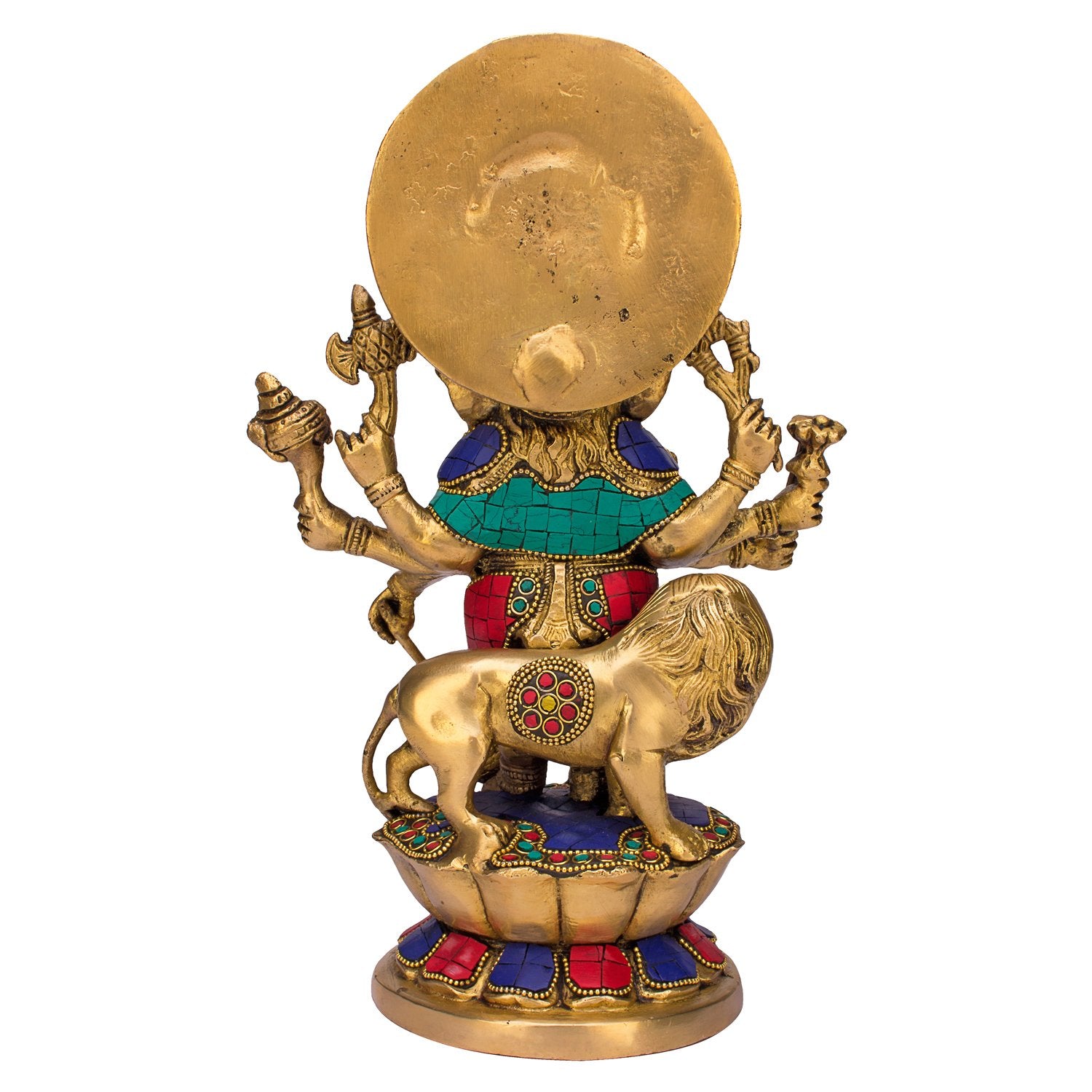 Kartique Brass Ganesha Bhagwan Idol Ganpati Murti Ganesh Chaturthi Statue Vinayaka For Home Dcor Diwali Gift Pooja Entrance Mand