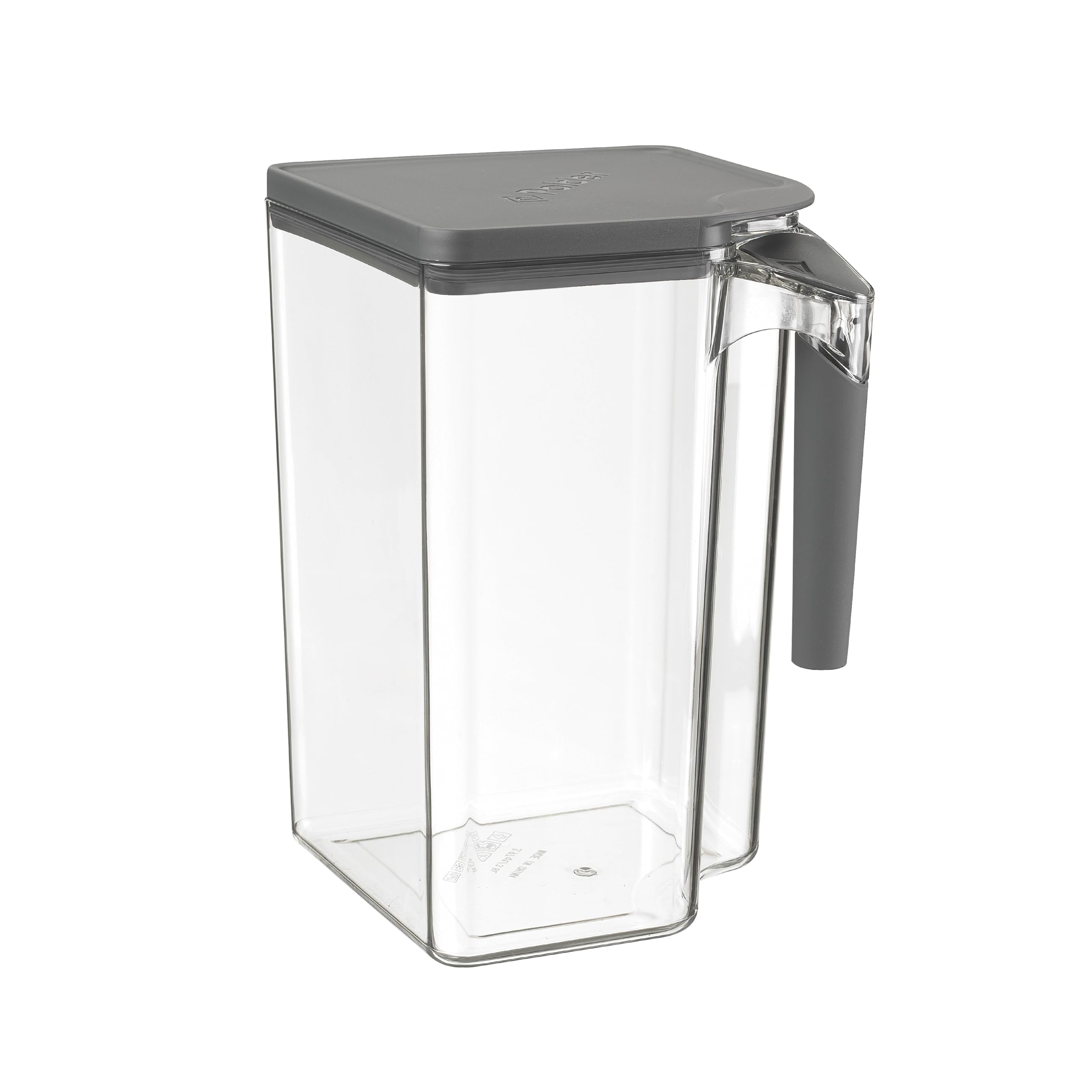 Polder 4-Quart Handle-It Food Grade, BPA Free Storage Canister, Stackable, Secure handle for easy one handed pour