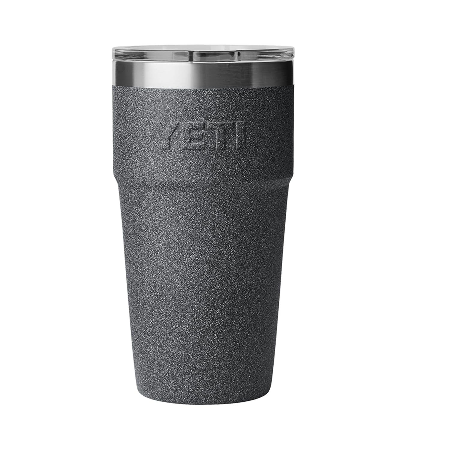 Yeti Rambler Stackable Pint, Vacuum Insulated, Stainless Steel With Magslider Lid, Black Stone