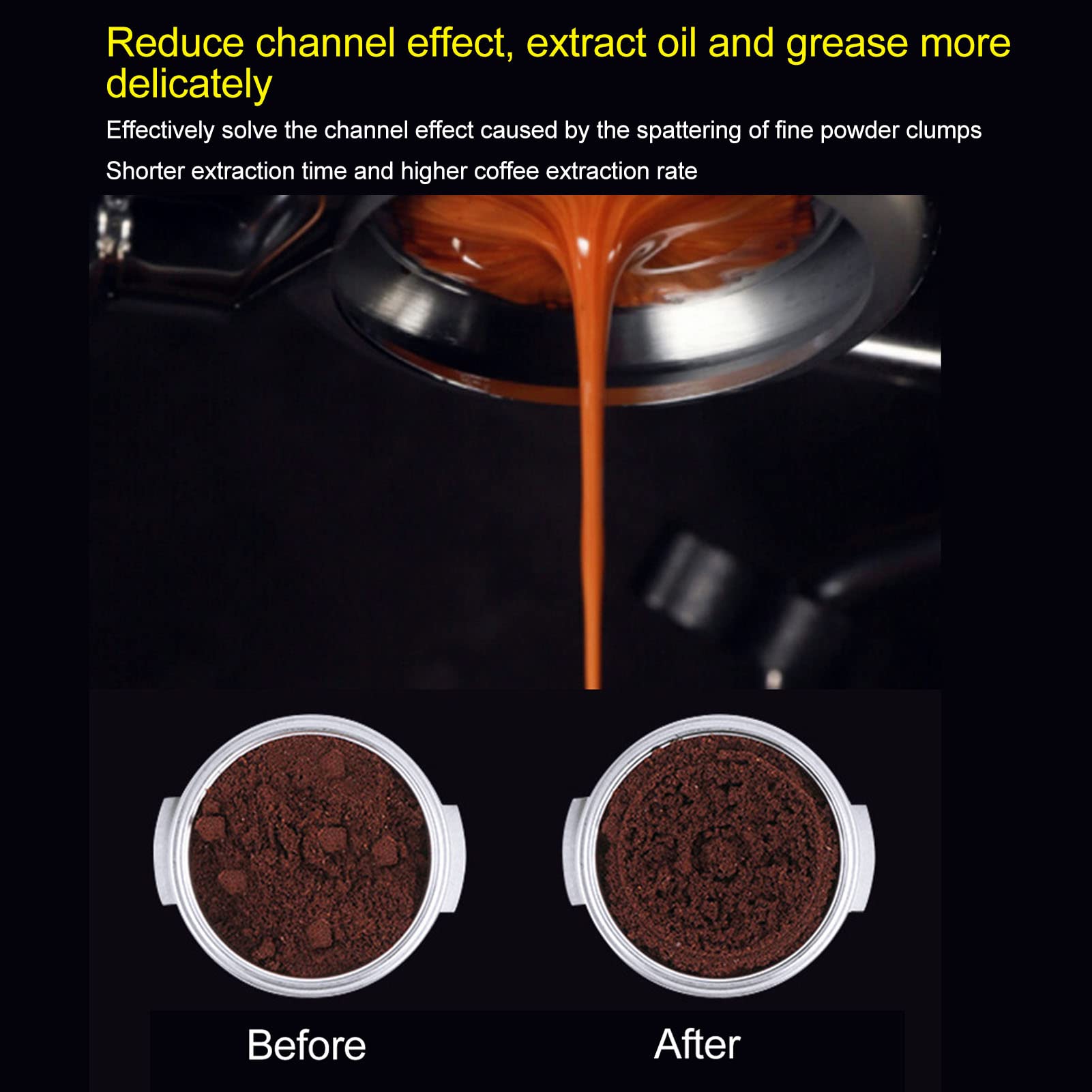 Espresso Distribution Tools, Coffee Needle Distributor With Base, Professional Coffee Tool For Espresso Distribution, Needle Esp