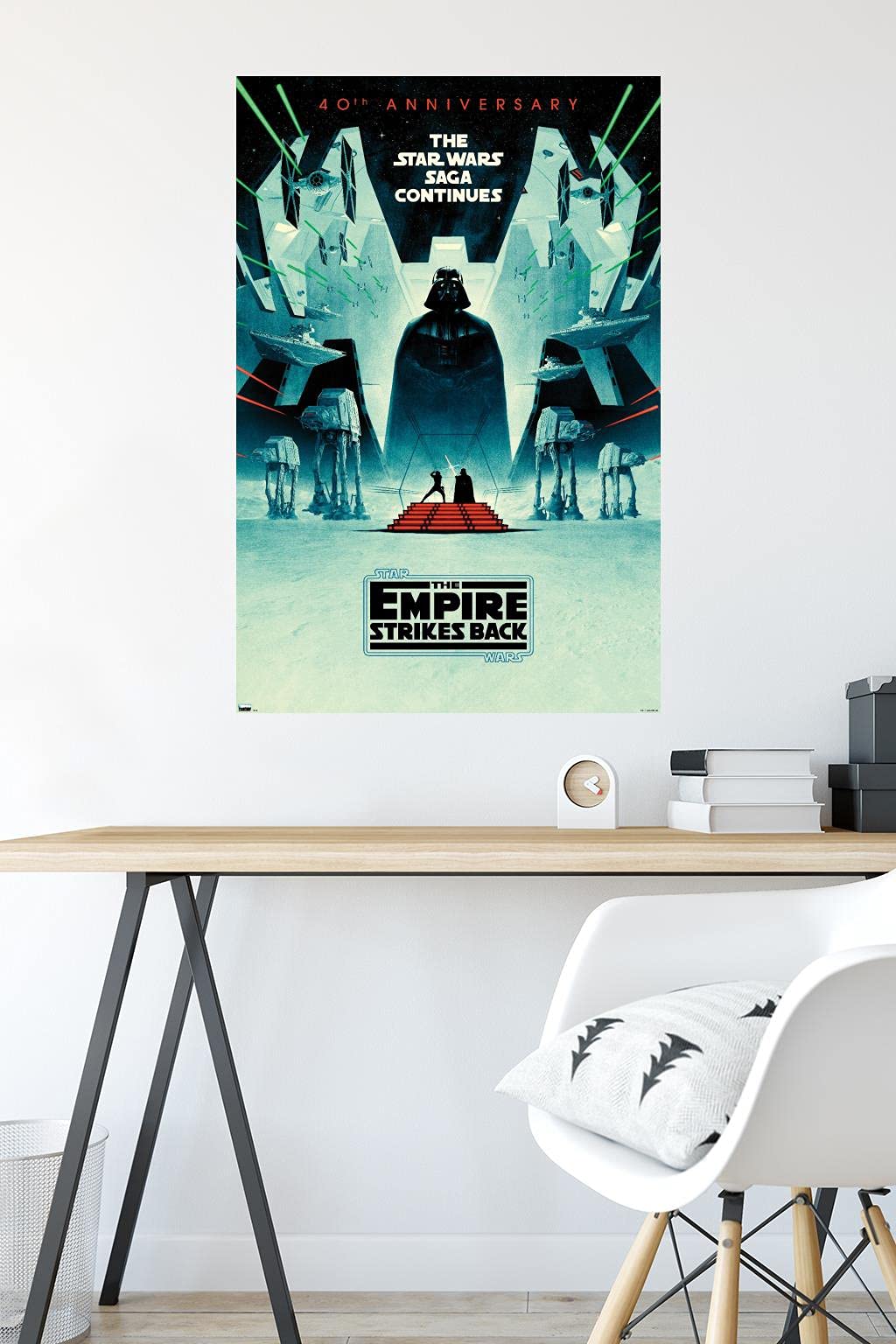 Trends International Star Wars: The Empire Strikes Back - 40Th Anniversary Wall Poster, 22.375'' X 34'', Premium Unframed Versio