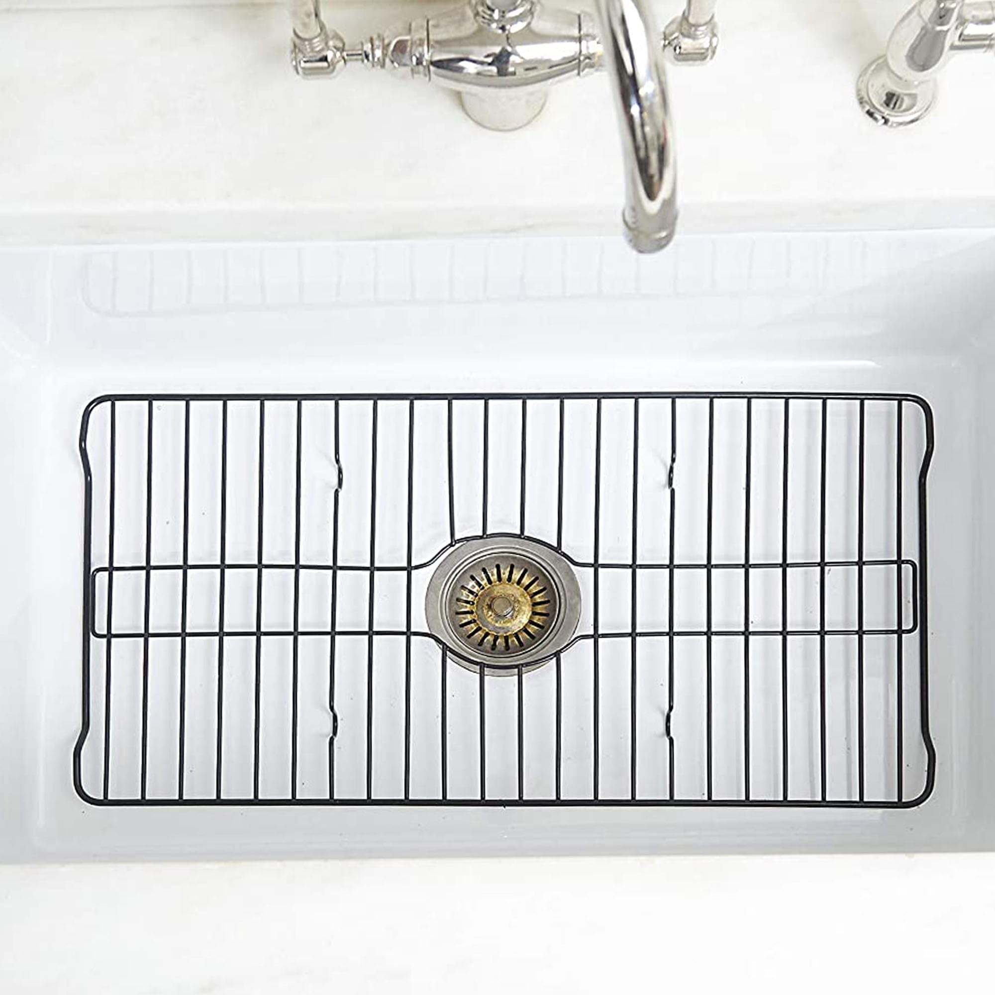 Better Houseware Sink Protector Prevents Scratches Sink Rack For Bottom Sink Black Sink Mat Sink Protectors For Kitchen Sink Met