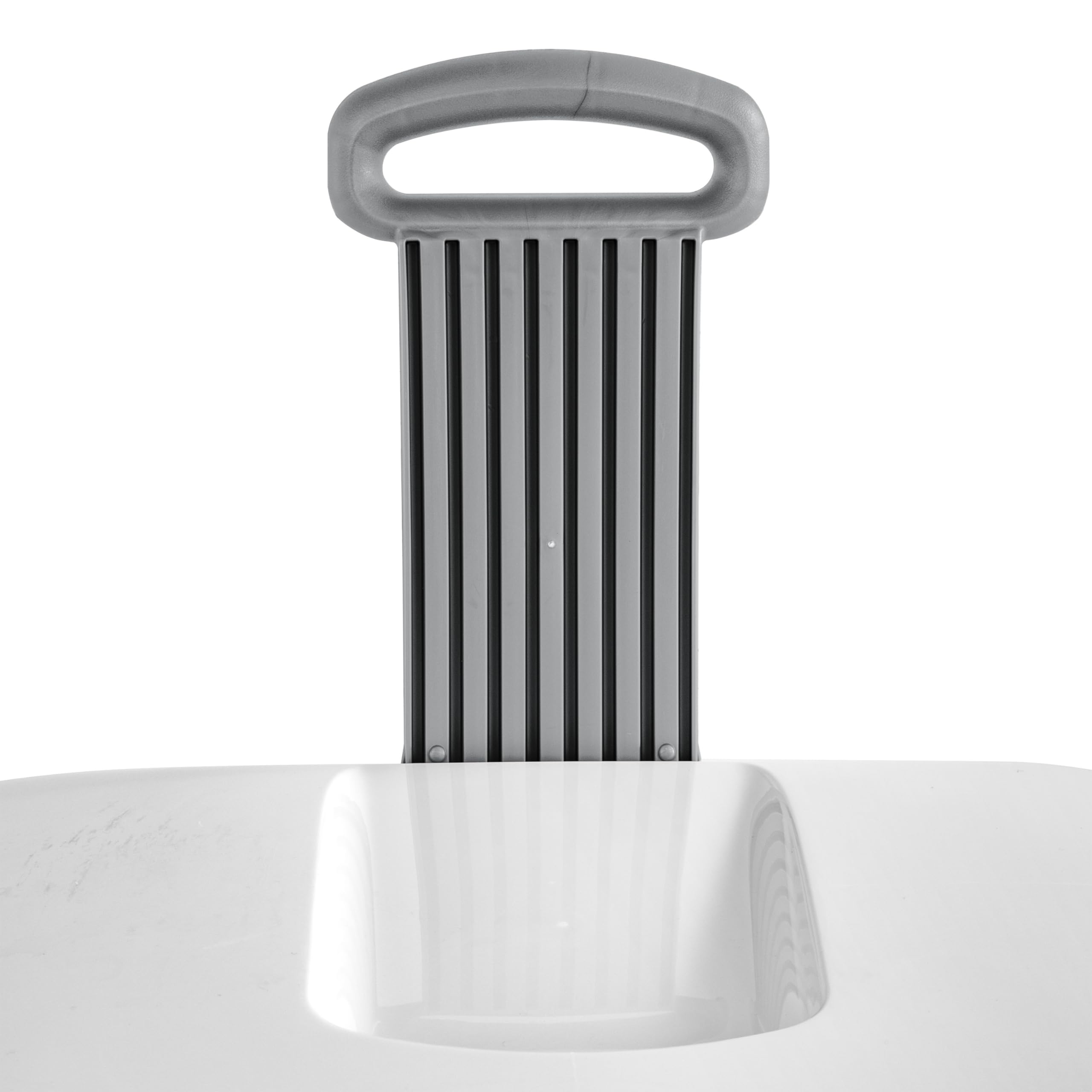 Sterilite Ultra Wheeled Laundry Hamper With Lid, Handle And Wheels For Easy Rolling Of Clothes To And From The Laundry Room, Pla