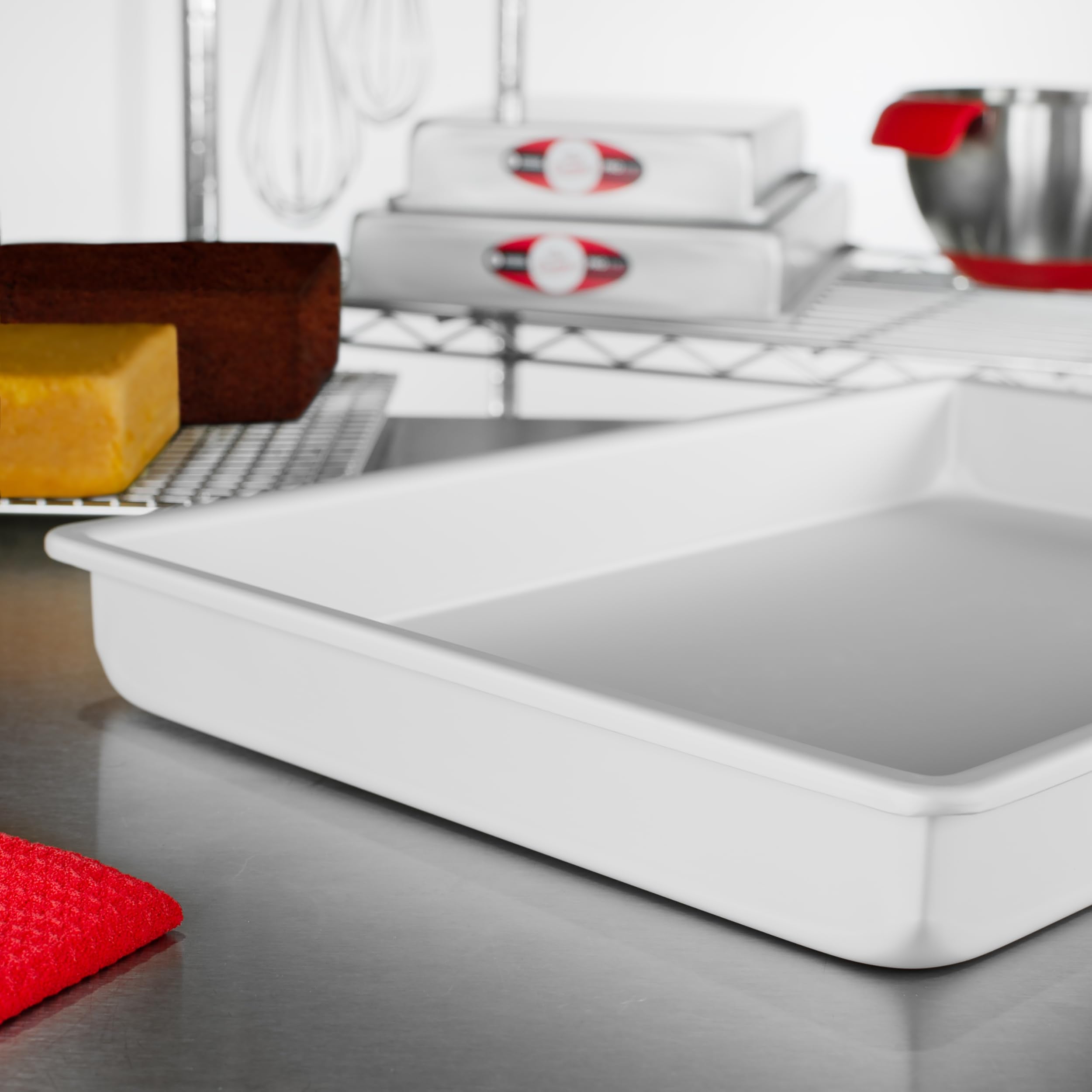 Fat Daddio'S Pob-12182 Sheet Cake Pan, 12 X 18 X 2 Inch, Silver