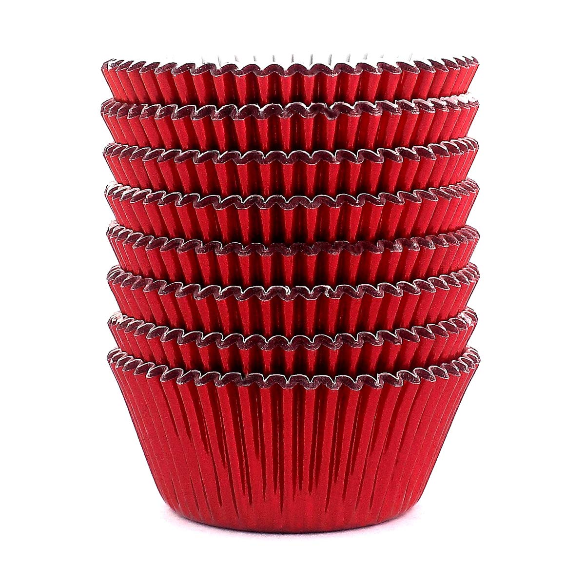 Eoonfirst Red Foil Cupcake Case Liners Valentine'S Day Baking Muffin Paper Cups 198 Pcs