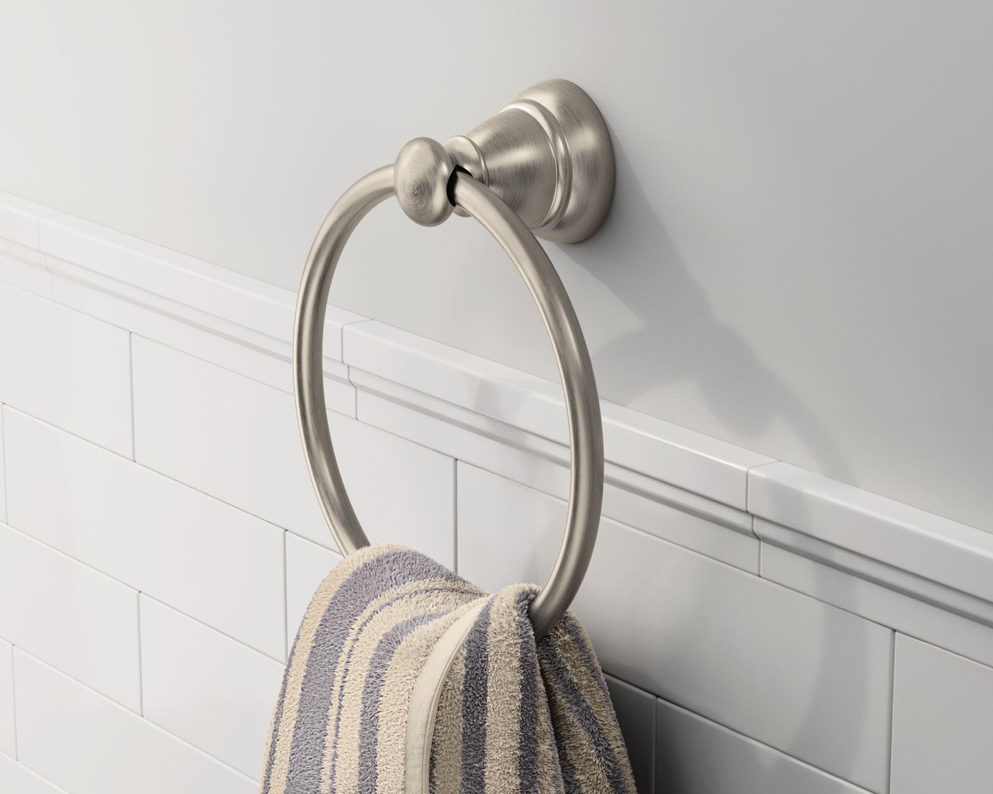 TOWEL RING BN BANBURY (Pack of 1)