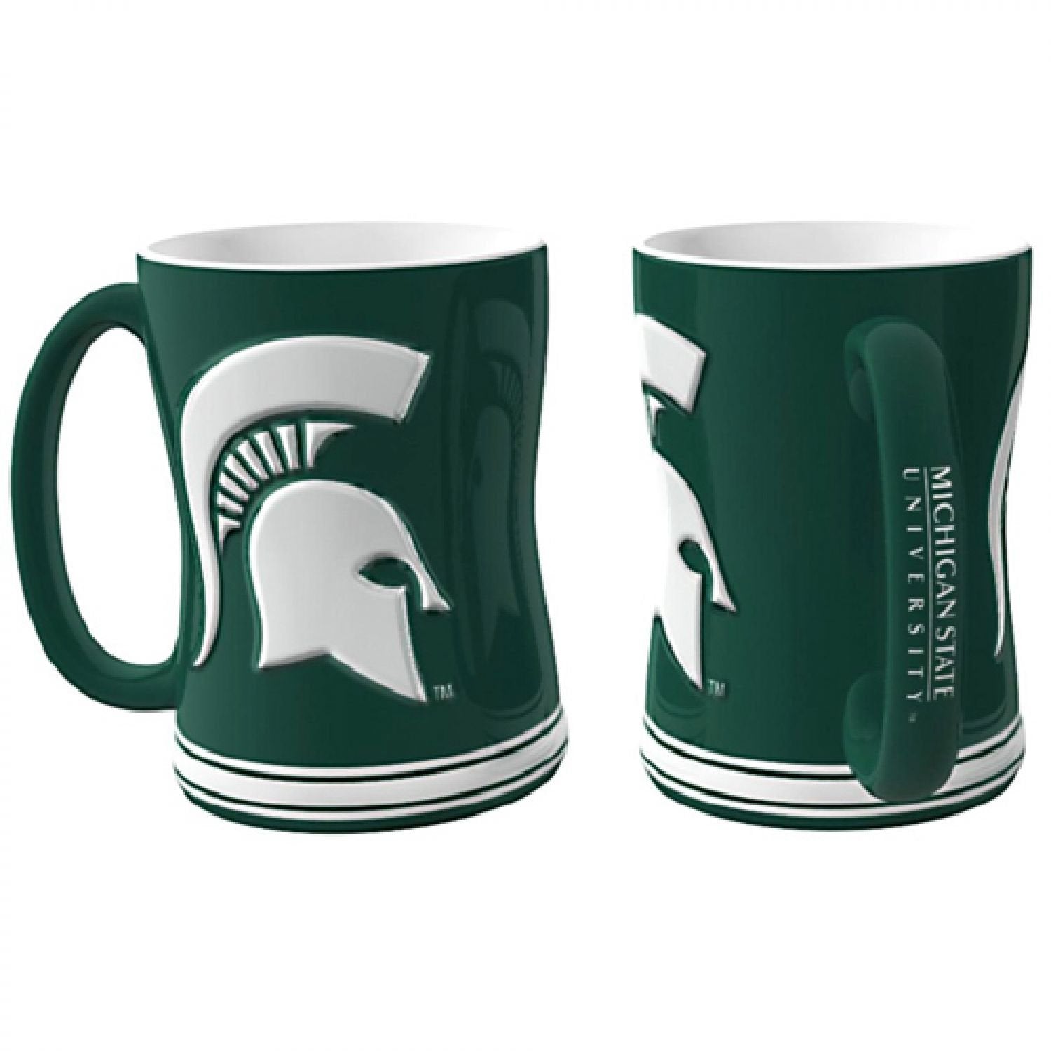Michigan State Spartans 15 Oz Relief Mug - Green,