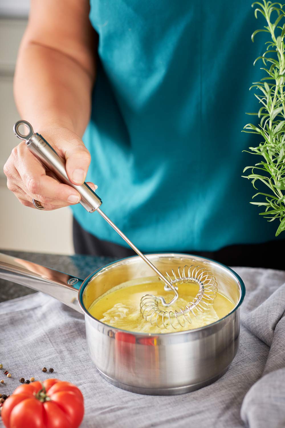 Rosle Stainless Steel Spiral Whisk, 10.6-Inch