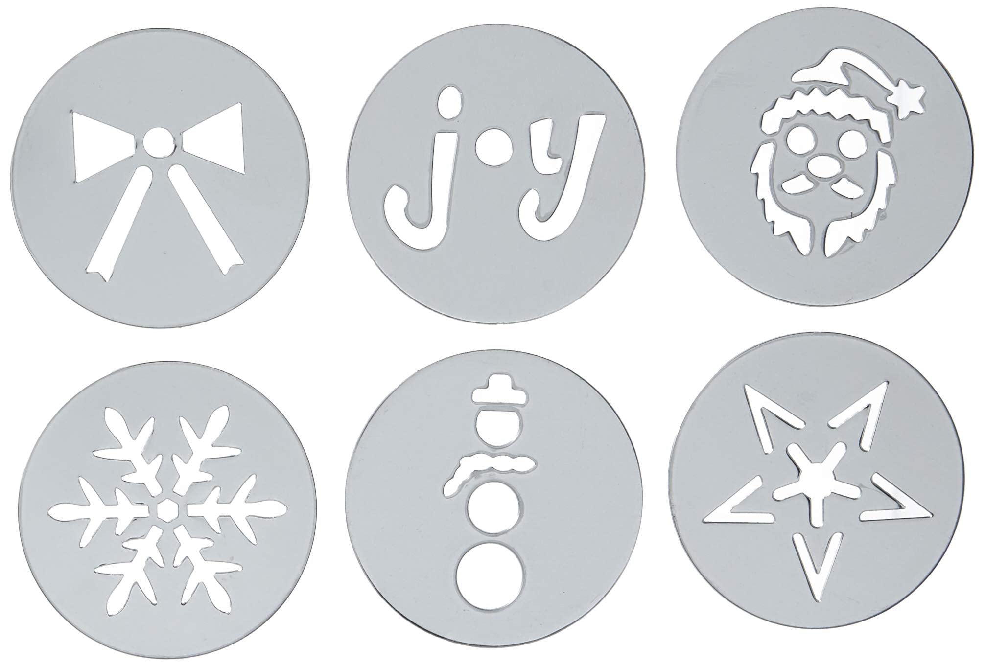 Oxo Good Grips Cookie Press Holiday Disk Set, Metallic