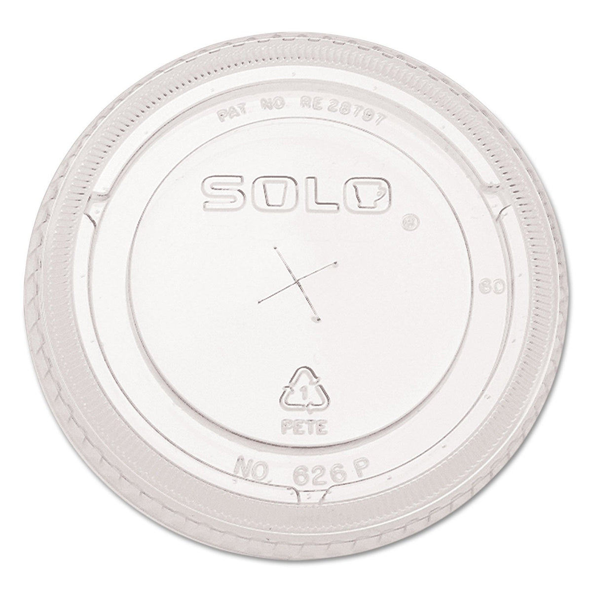 Solo 626Ts-100 Company-Ultra Clear Flat Cold Lids F/16-24 Oz Cups, Pet, 100/Pack, 100 Count (Pack Of 1)