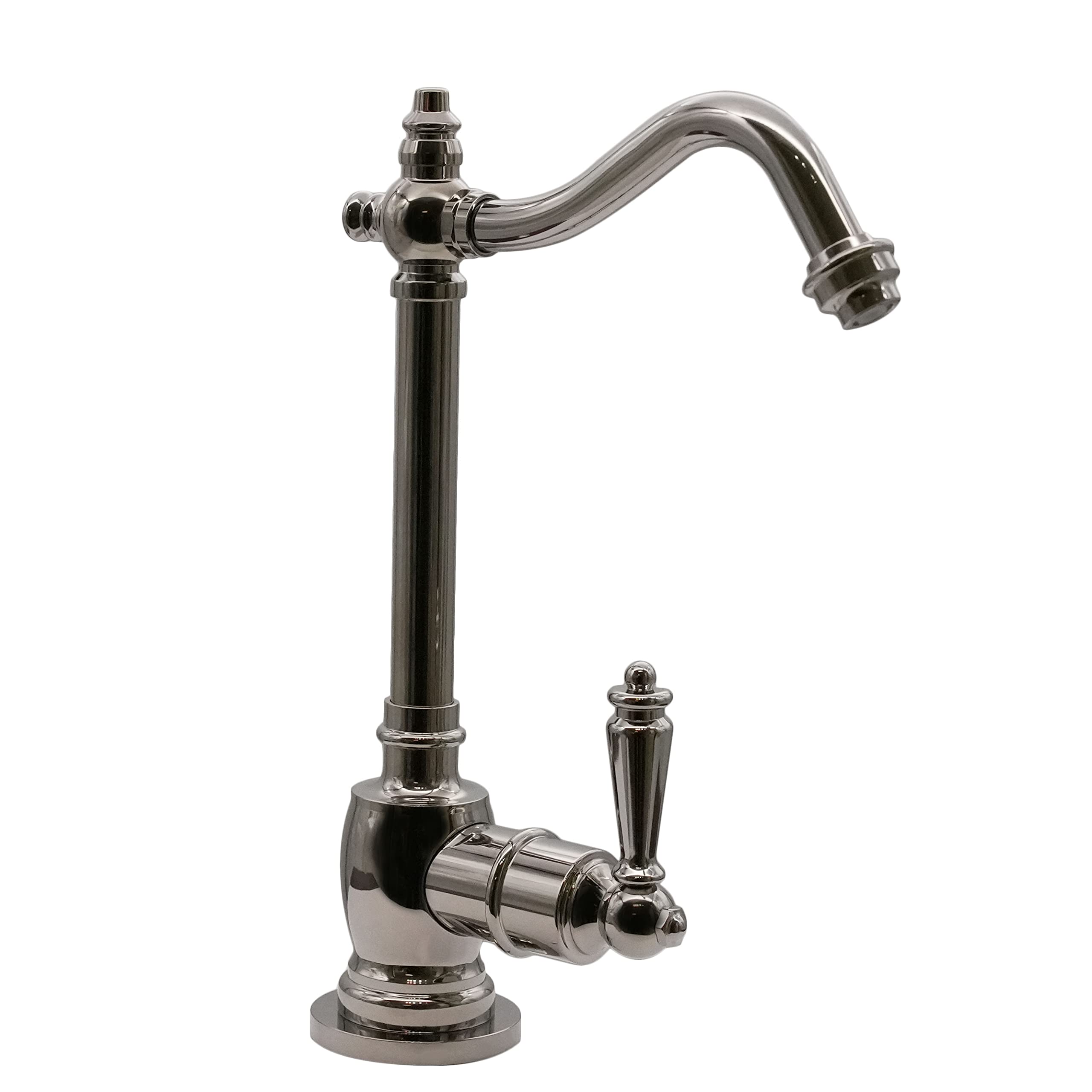 Westbrass D2035-Nl-05 9'' Victorian 1-Lever Handle Cold Water Dispenser Faucet, Polished Nickel