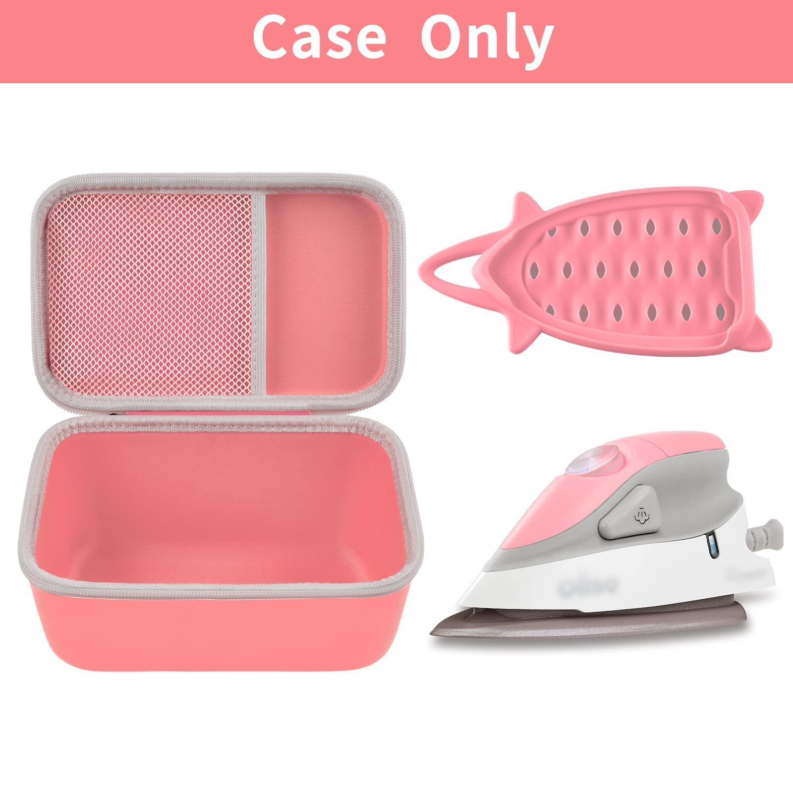 Gwcase Case Compatible With Oliso M3Pro/ M2 Mini Project Steam Iron. Travel Irons Carrying Organizer Holder For Solemate And Oth