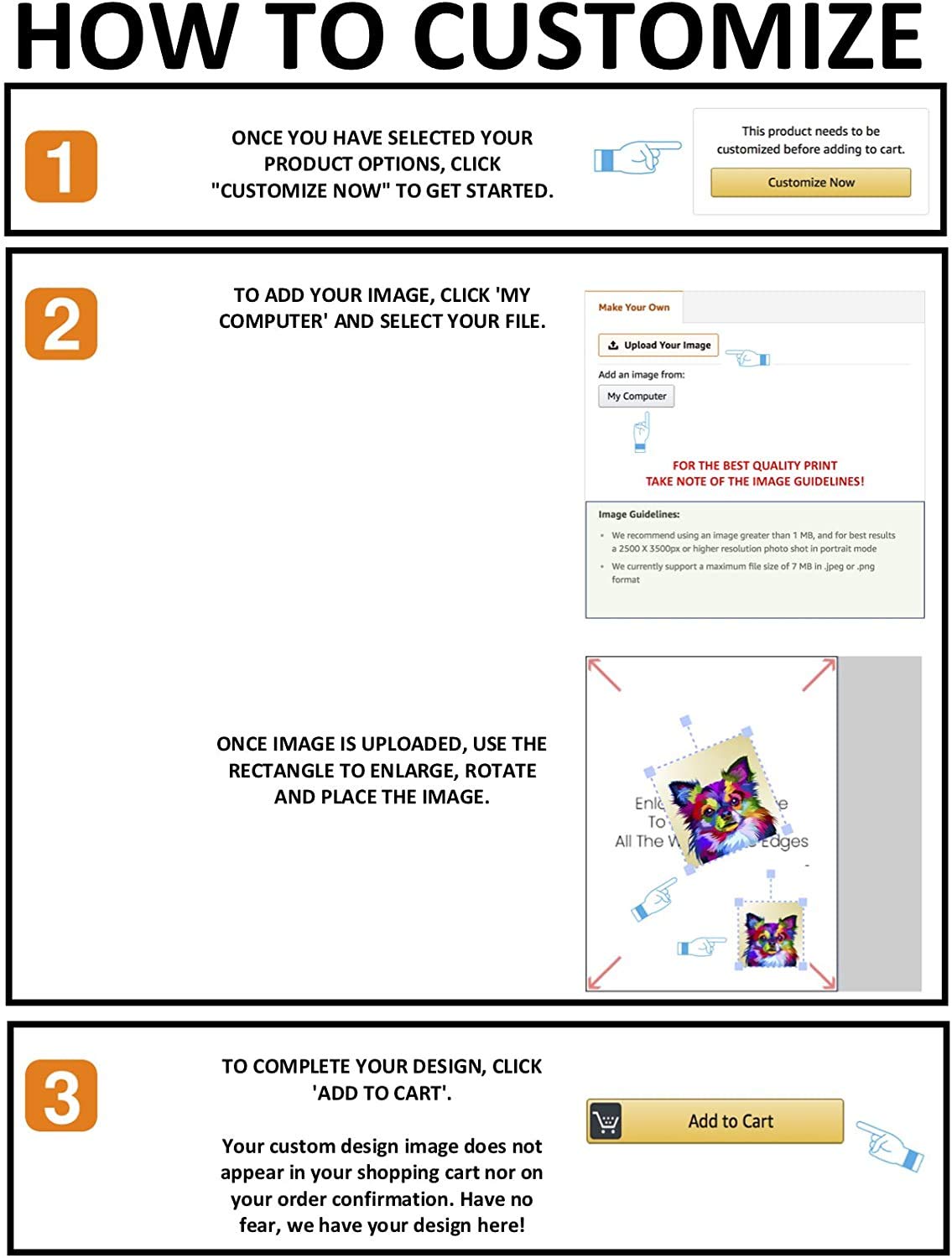 Ezposterprints - Upload Your Image/Photo - Custom Personalized Photo To Poster Printing, Wall Art Prints - (16 X 16 Inches)