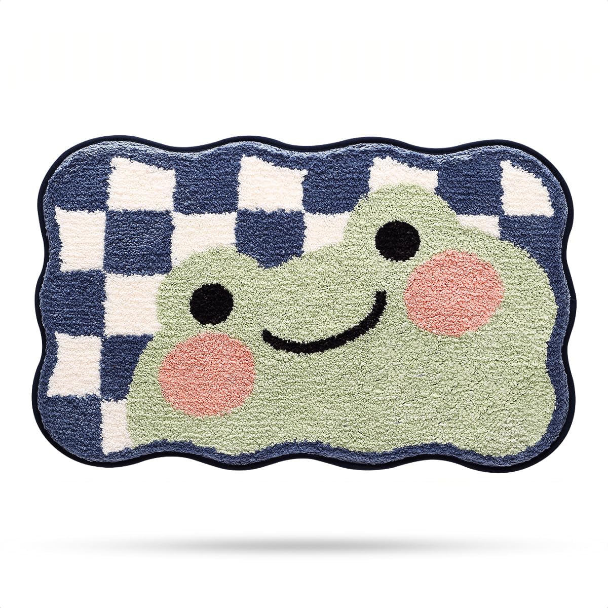 Molesun Frog Bathroom Rug Mat, Extra Soft Absorbent Bath Rug, Non-Slip Comfortable Bath Mat, Animal Carpet For Tub, Shower, Bath