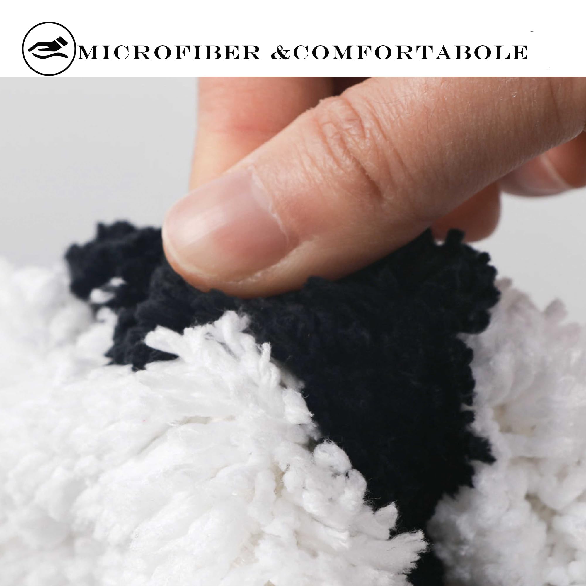 Yuang Get Naked Bath Mat- Funny Bathroom Rugs-Non Slip Black Bath Mats -Soft Thick Microfiber Absorbent Bath Rug For Bathroom -M