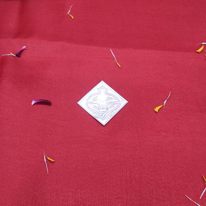 Dokchan Pure Silver (Chandi) Item,Vastu Purusha God And Vastu Yantra For Puja (Size : L-2.5Cm * W-2.5Cm * H-0.1Cm | Weight : 1.8