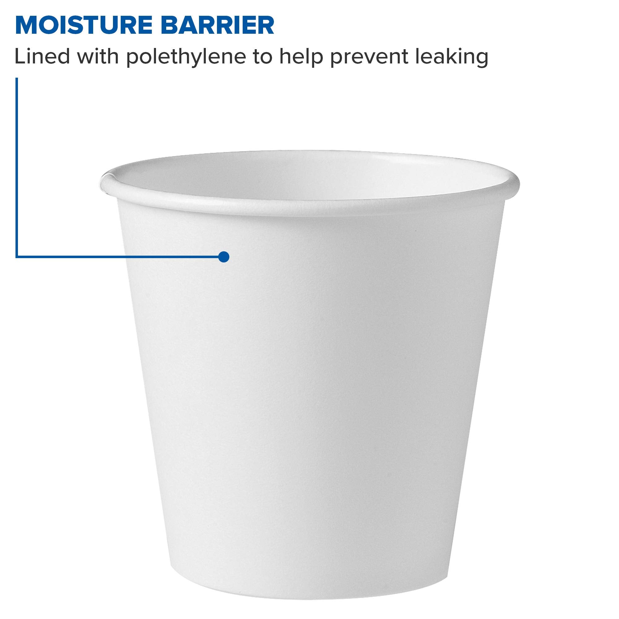 Solo 410W-2050 10 Oz White Ssp Paper Hot Cup (Case Of 1000)