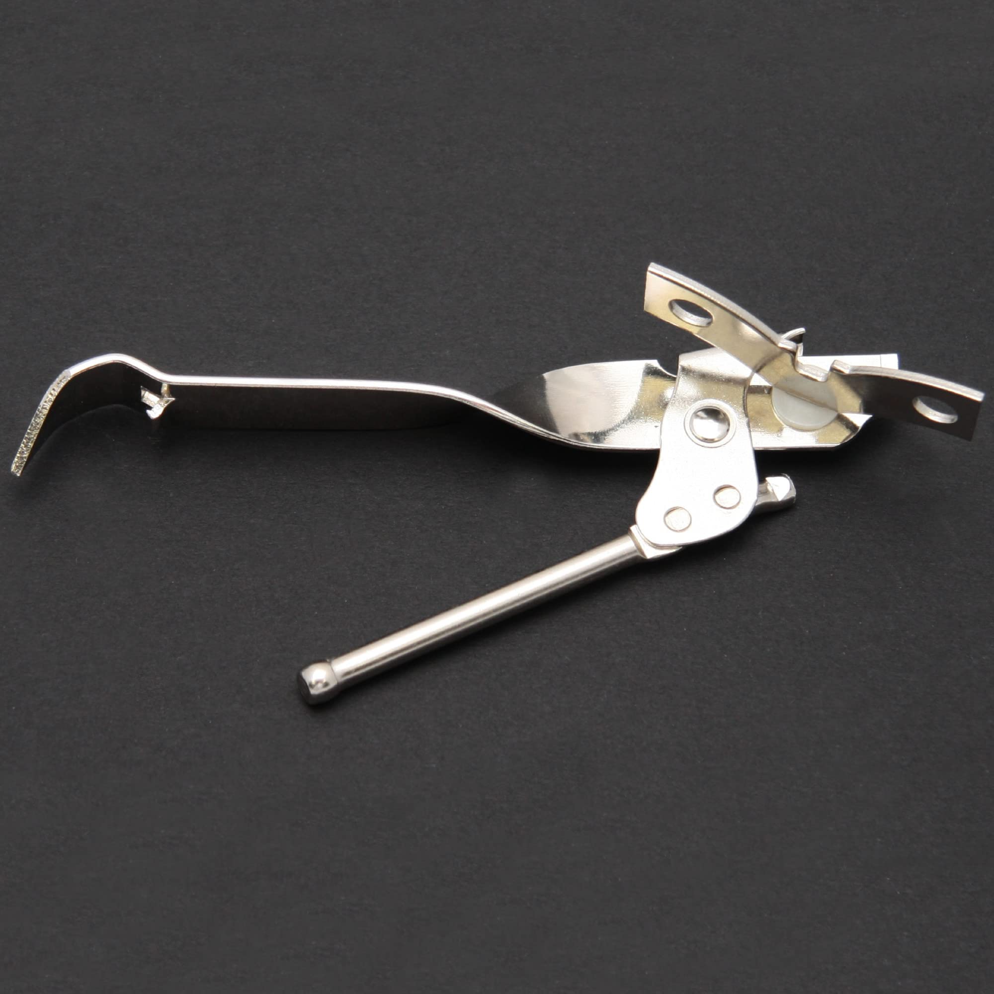 Chef Craft Select Can Opener With Tapper, 6.5 Inches In Length, Nickle Plated