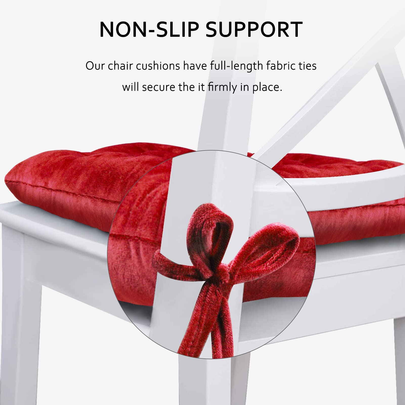 ELFJOY Set of 4 Cotton Square 16