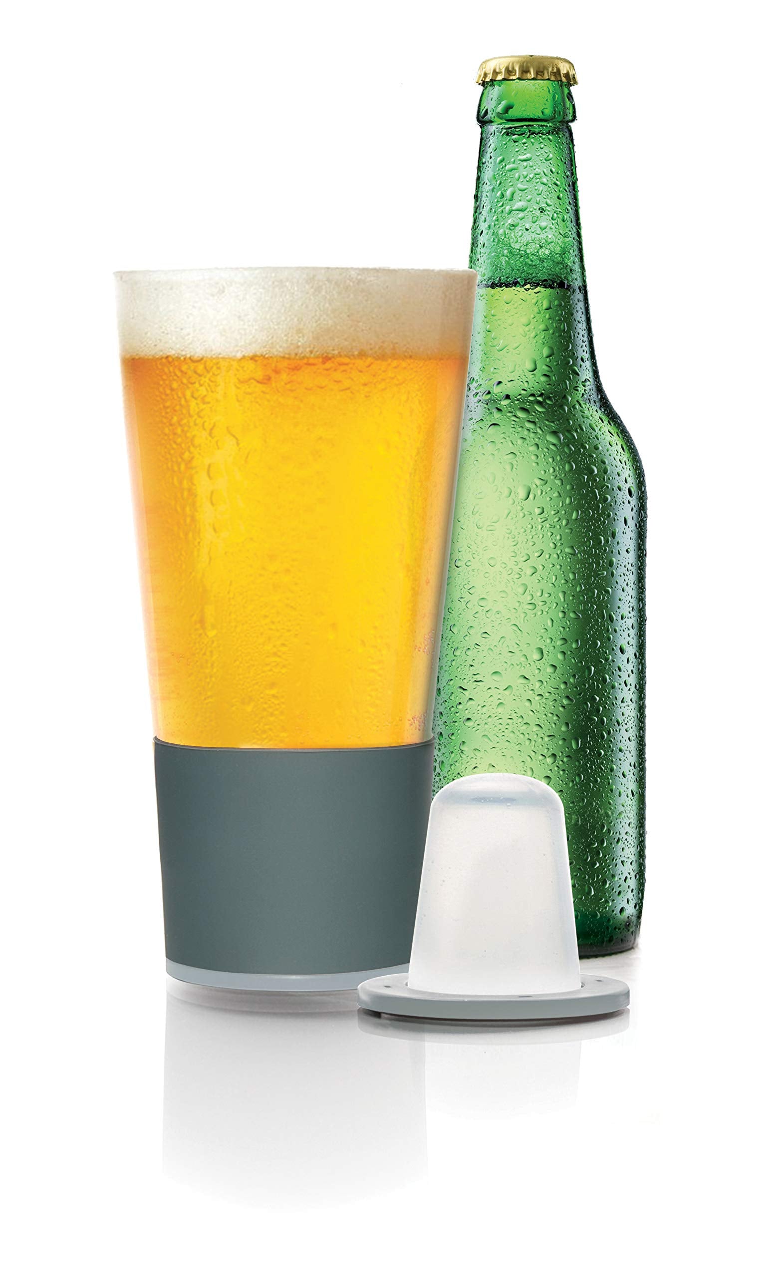 Soireehome Dimple, 1St Generation Self Chilling Pint Glasses, No Ice, 16Oz. Set Of 2