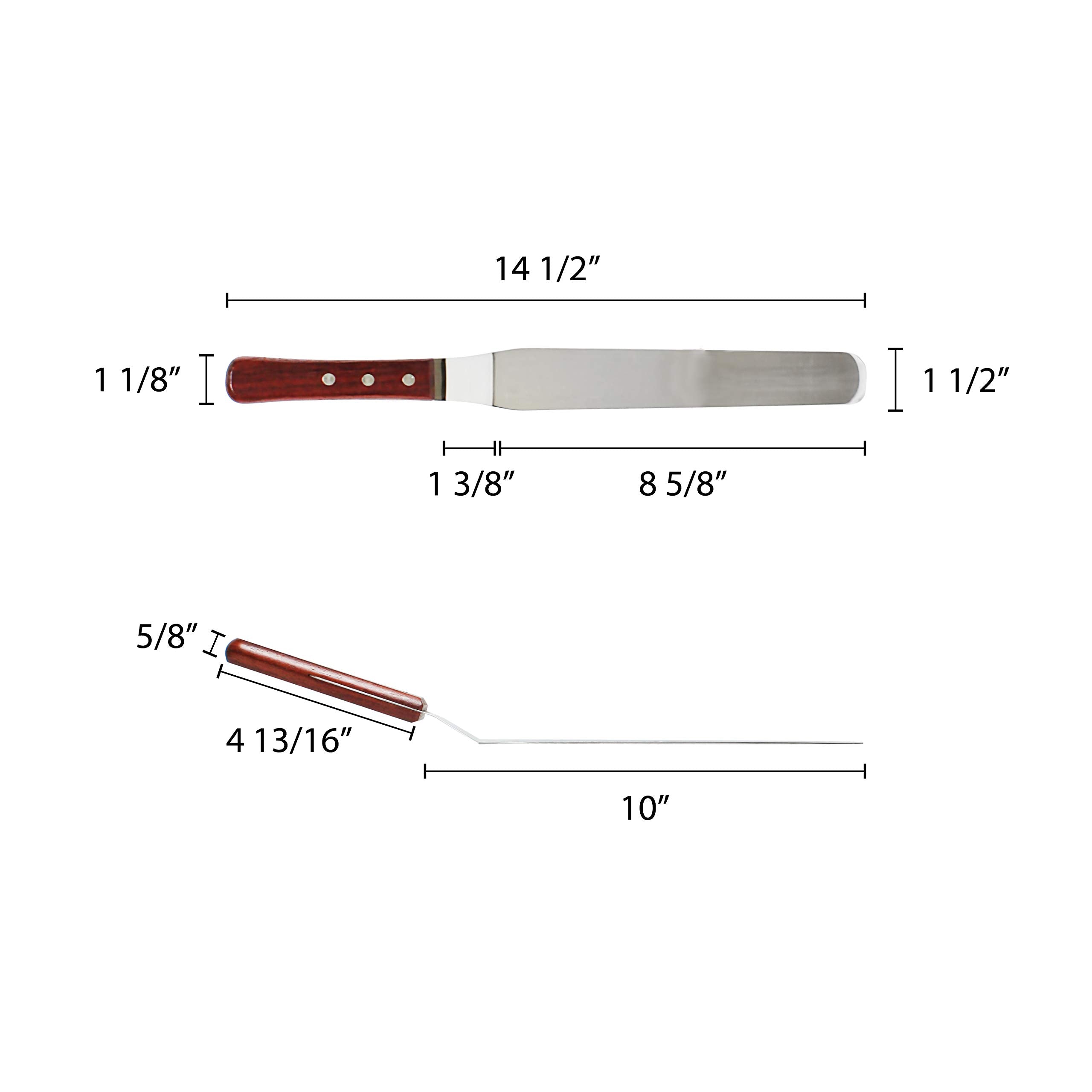 Thunder Group Offset Spatula, 9-1/2-Inch