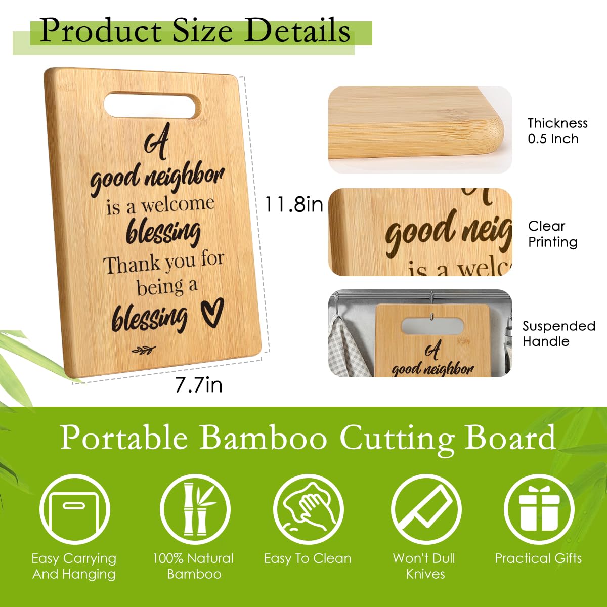 Housewarming Gift for Neighbors, Best Gifts for Neighbors, Neighbors Gifts, Farewell Gifts Thank you Gifts for Neighbors Christm