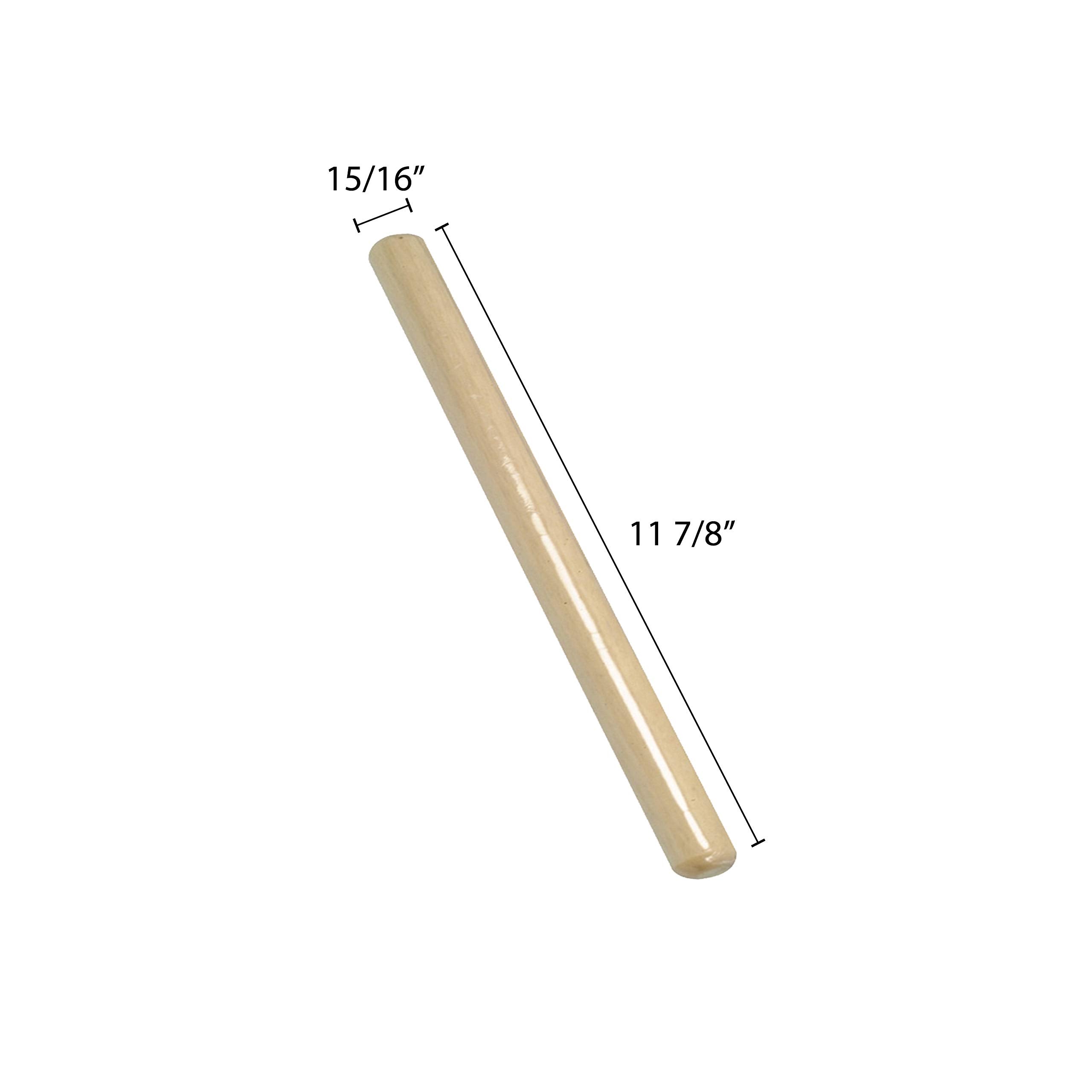 Thunder Group 12 Inch Wooden Rolling Pin