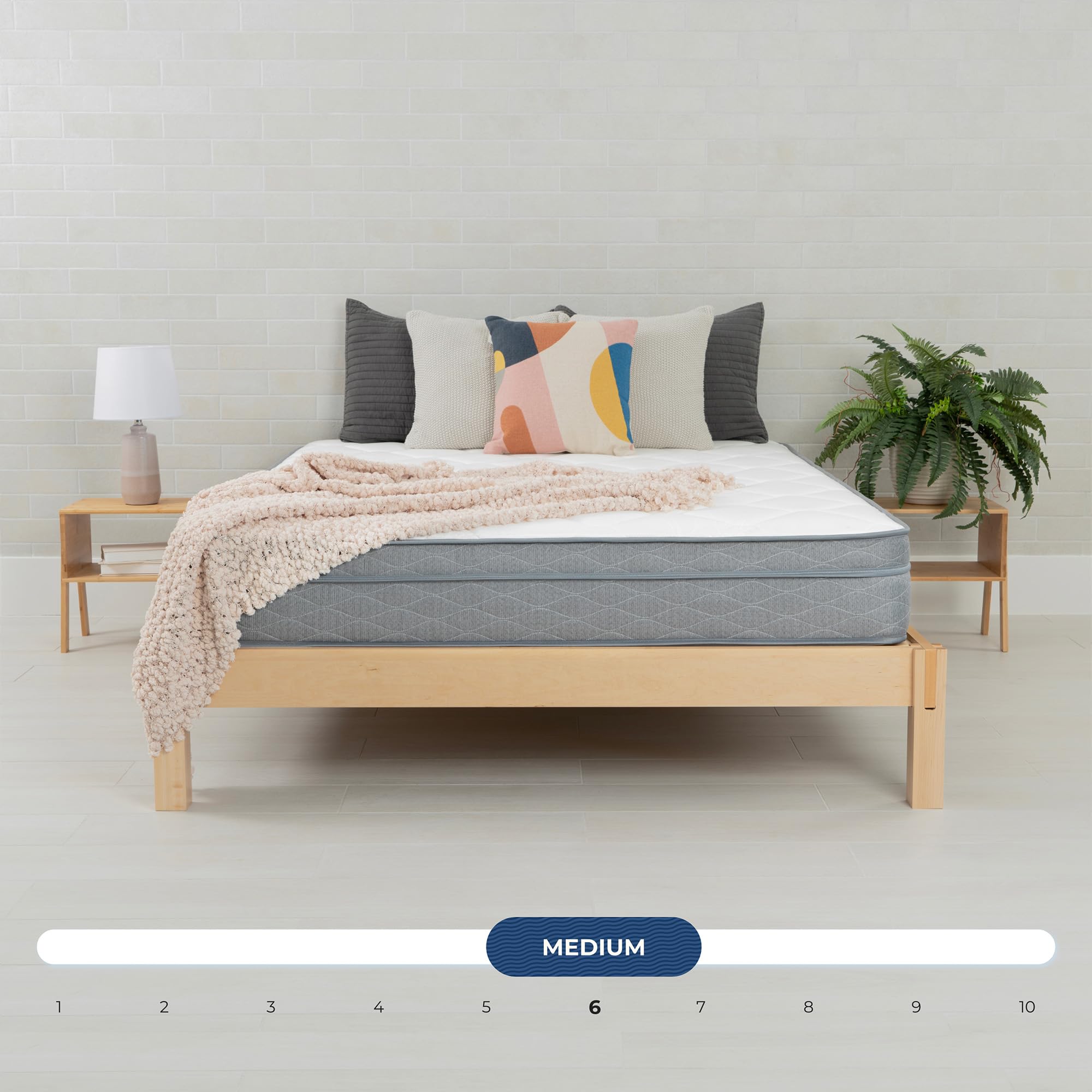 DREAMFOAM Bedding Doze 9 Eurotop Mattress-Medium Comfort, Twin XL
