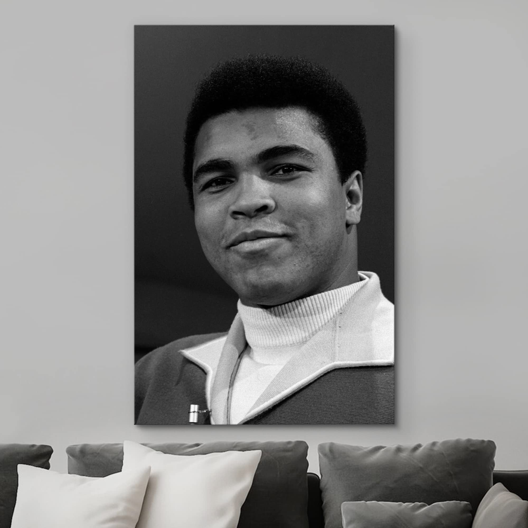 Wall26 Canvas Print Wall Art African American Boxer Civil Rights Leader Muhammad Ali Historic Classic Photography Realism Tradit
