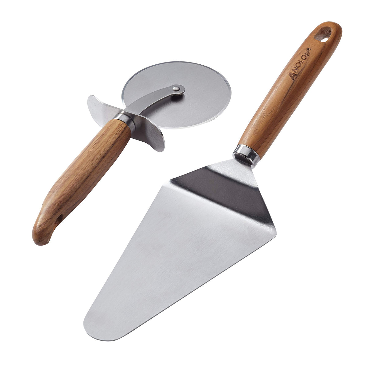 Anolon Tools And Gadgets Pizza Cutter And Server Set