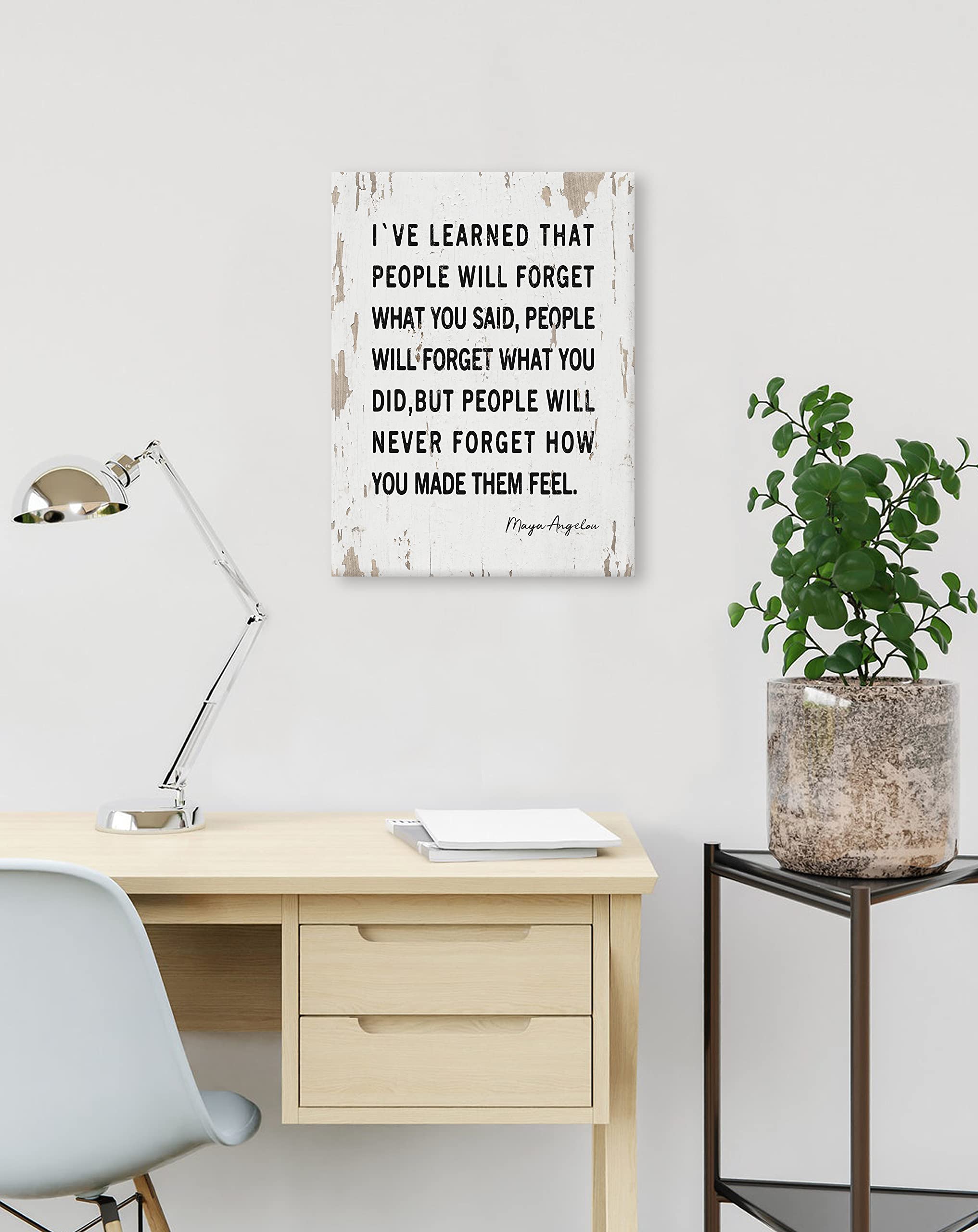 Maya Angelou Motivational Quotes Wall Art For Bedroom Iconic Black Women History Inspirational Wall Decor African American Wall