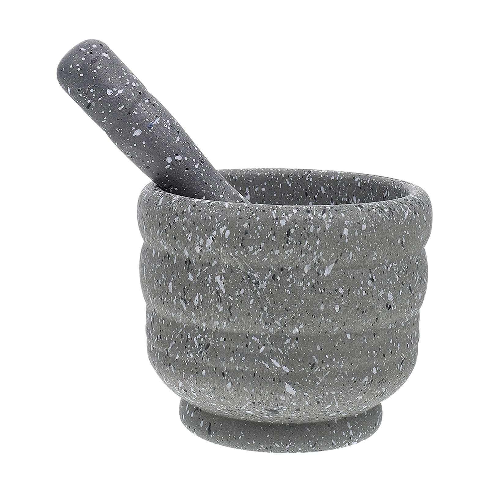 hemoton Mortar and Pestle Set Herb Bowl Guacamole Bowl Manual Garlic Grinder Crusher Masher Kitchen Gadgets for Restaurant Spice