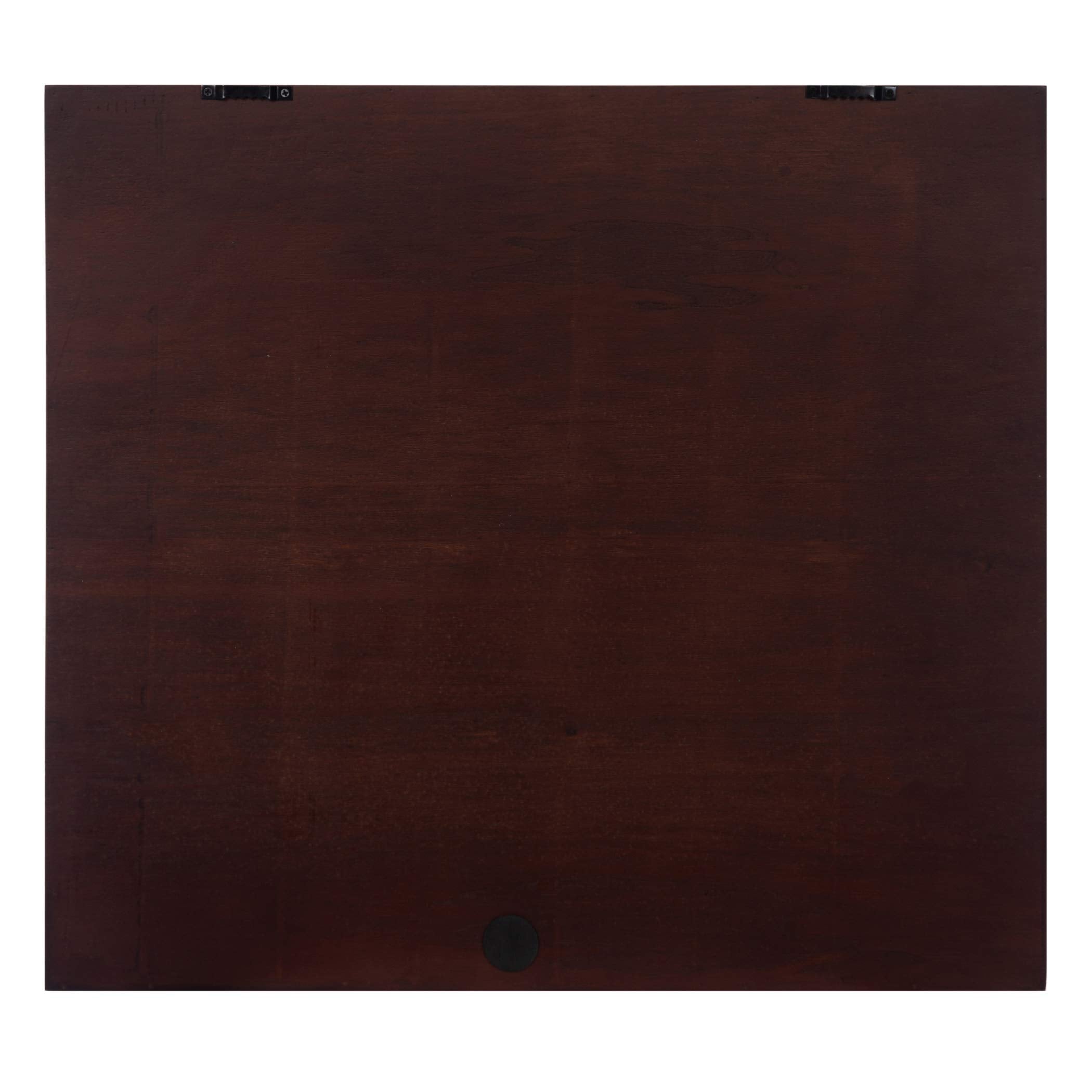 Gallery Solutions - 18X16 Shot Glass Collection - Display Case - Hinged Front - Shot Glass Collection - Cherry Walnut - 28 Shot
