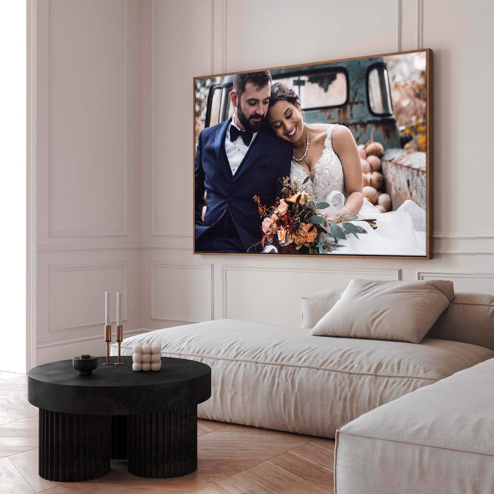 Personalized Custom Canvas Prints: Photo On Canvas (11X14 Inch) Transform Your Photos Into Stunning Framed Wall Art-Digitally Pr