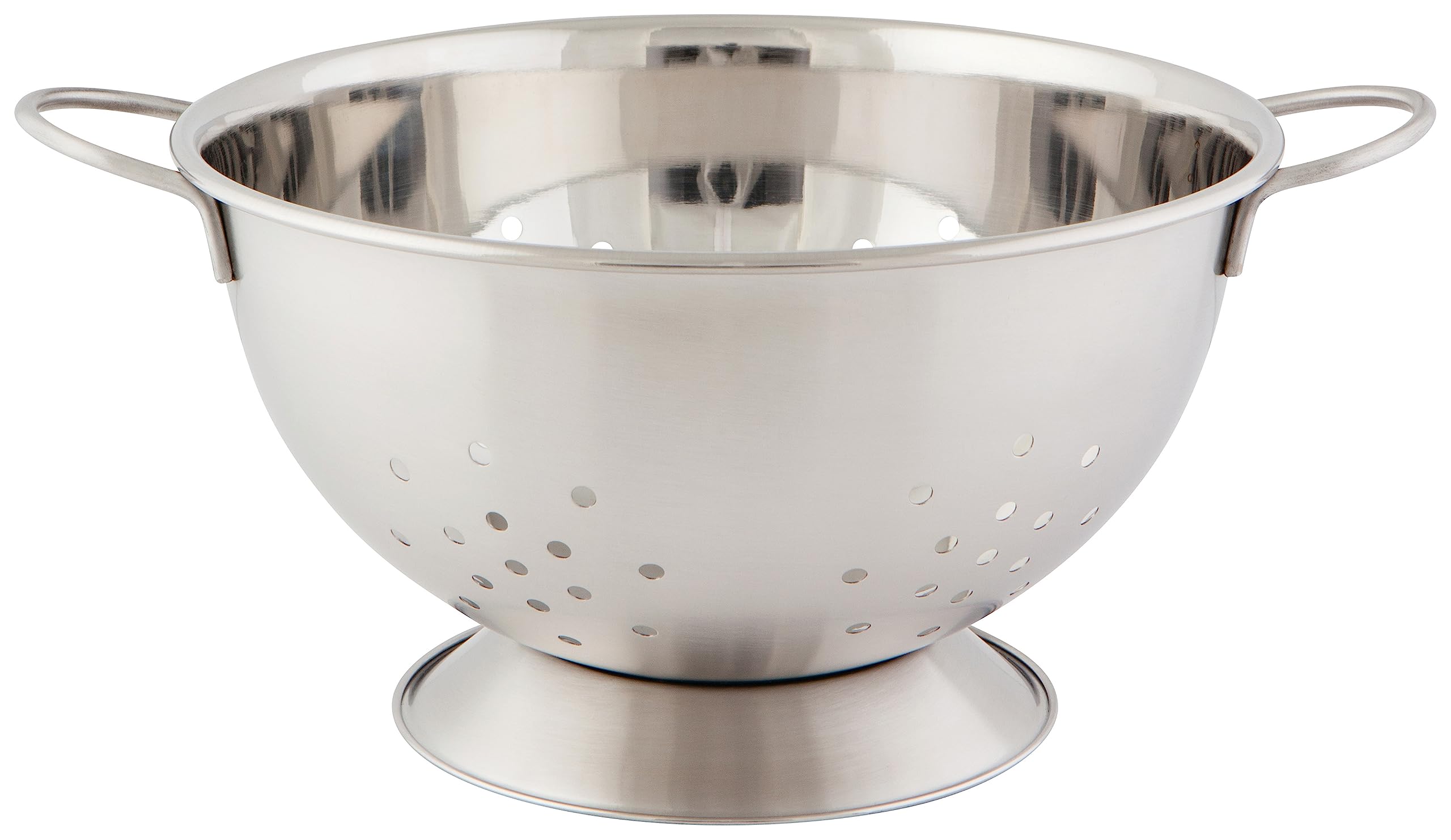 Now Designs Large Colander, 2.69 Quart, Matte Silver