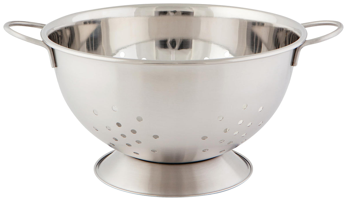 Now Designs Large Colander, 2.69 Quart, Matte Silver – Homenkitchenshop