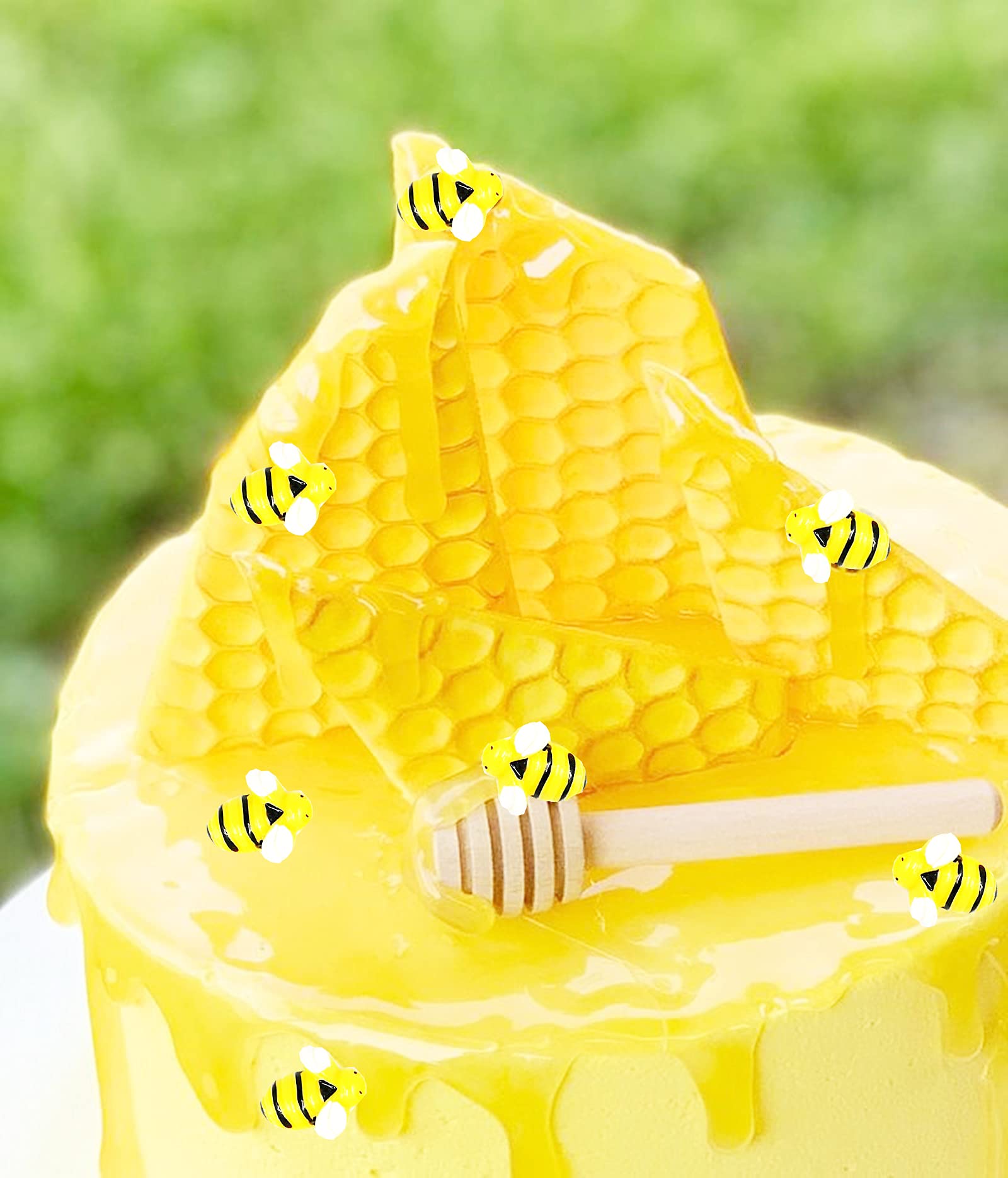 Little Bee Honeybee Animal Silicone Mold, Bee Fondant Mold For Diy Chocolate Candy Pudding Gum Paste Cupcake Cake Topper Decorat