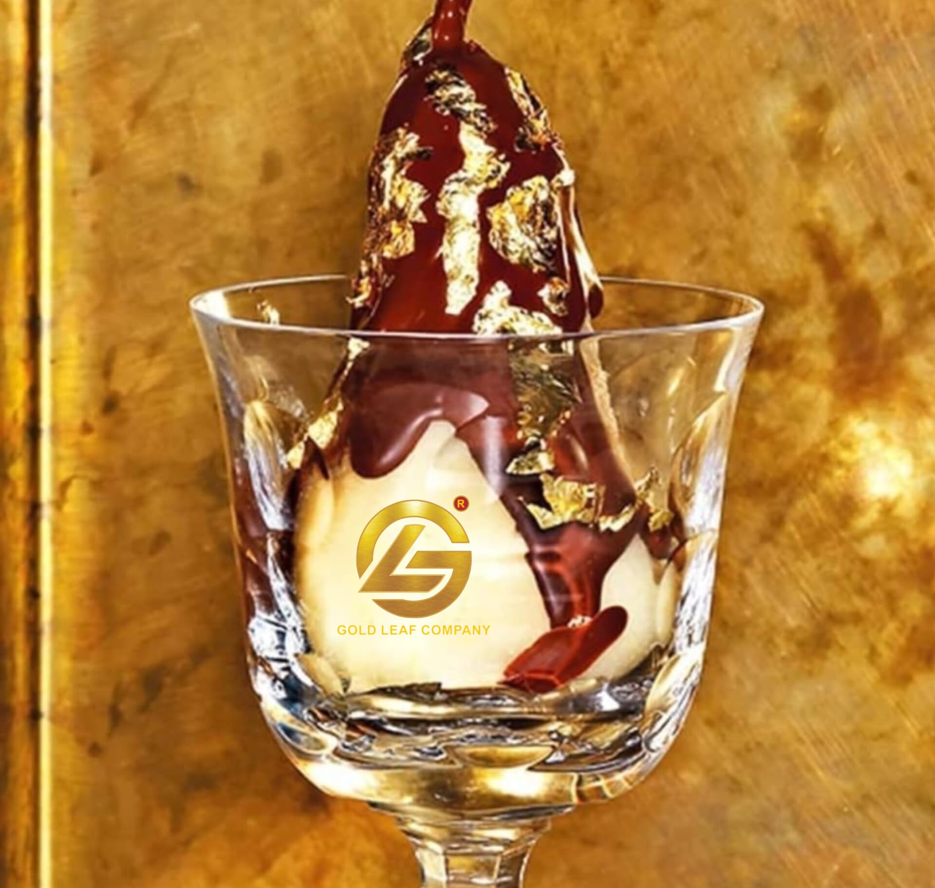 Gold Leaves 24k Edible Pure Veg Gold Leaves 75MMx50MM Size 25pcs Gold Vark Sheets, Varak for Sweets, Cake Decoration, Ice Cream,