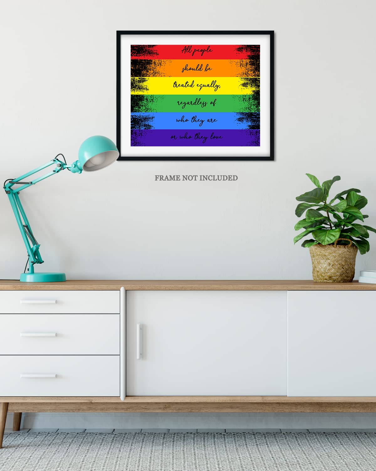 Lgbtq Accessories Wall Art - Lgbtq Rights - Gay Pride Poster, Print Or Canvas - Lgbtq Pride Gifts - Gay Pride Signs - Lgbtq Deco