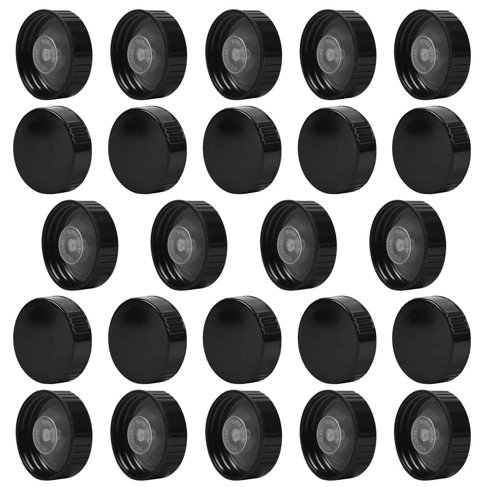 24 Pieces 38Mm Poly Seal Screw Taperseal Growler Caps (Fits Most 1/2 & 1 Gallon Jugs)