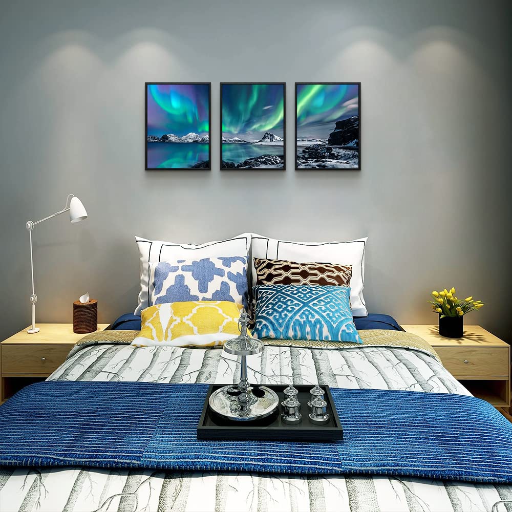 Mhartk66 Abstract Wall Art, 12X16In Set Of 3 Piece Framed Draw, Modern Home Decor For Living Room, Bedroom