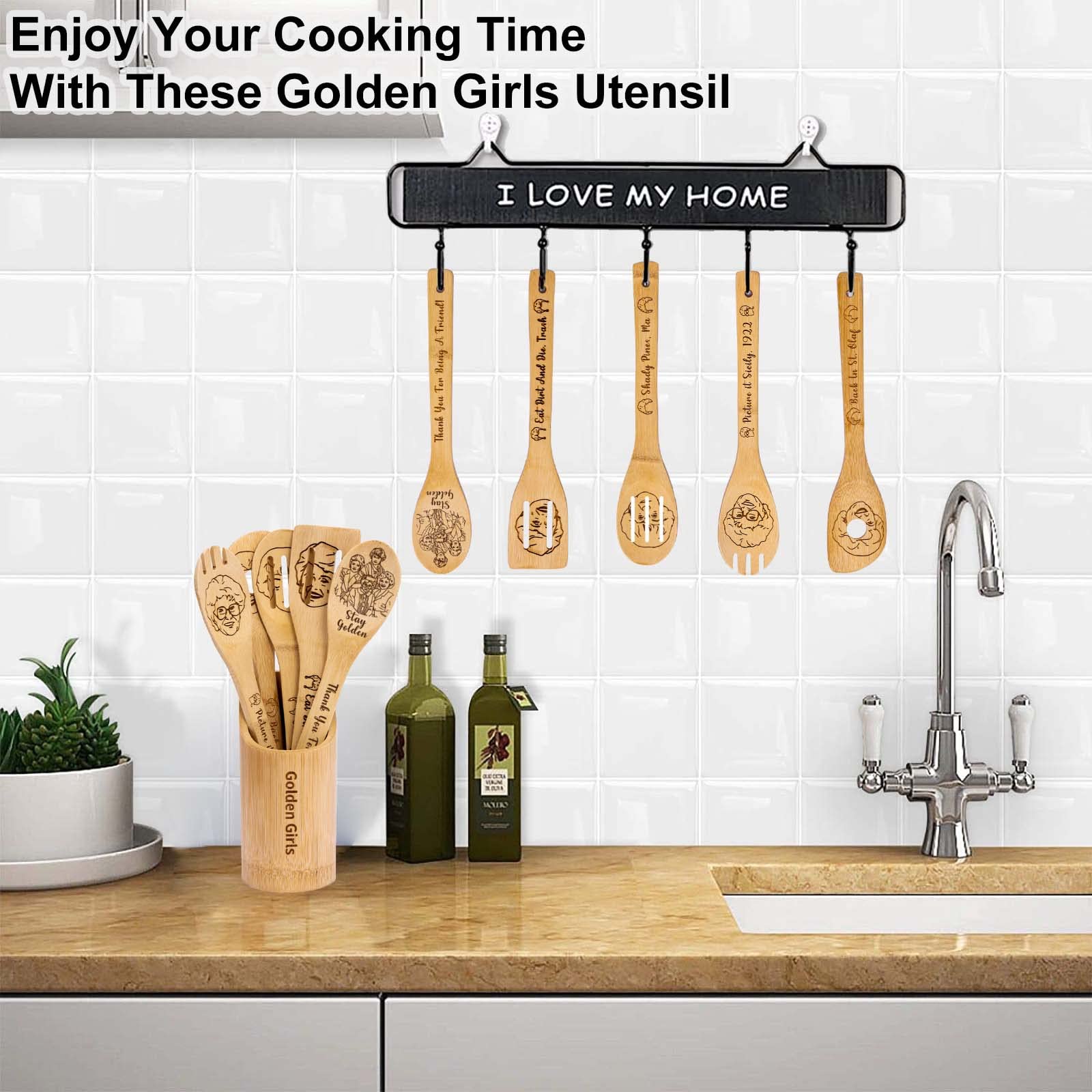 Golden Girls Wooden Cooking Spoons, Golden Girls Tv Show Merchandise Gifts, Golden Girls Gifts For Women, The Golden Girls Gifts